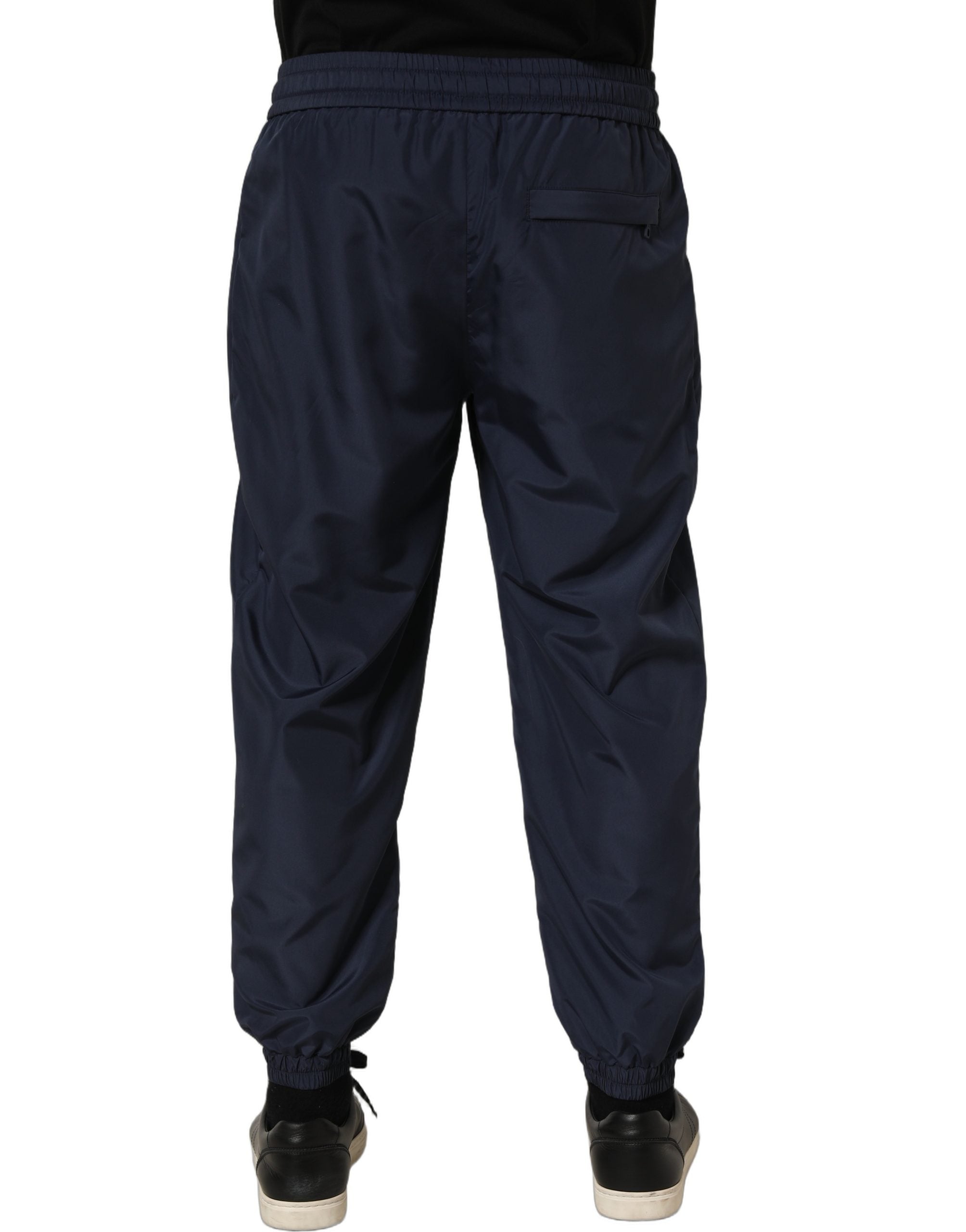 Dolce & Gabbana Dunkelblaue Jogginghose aus Polyester