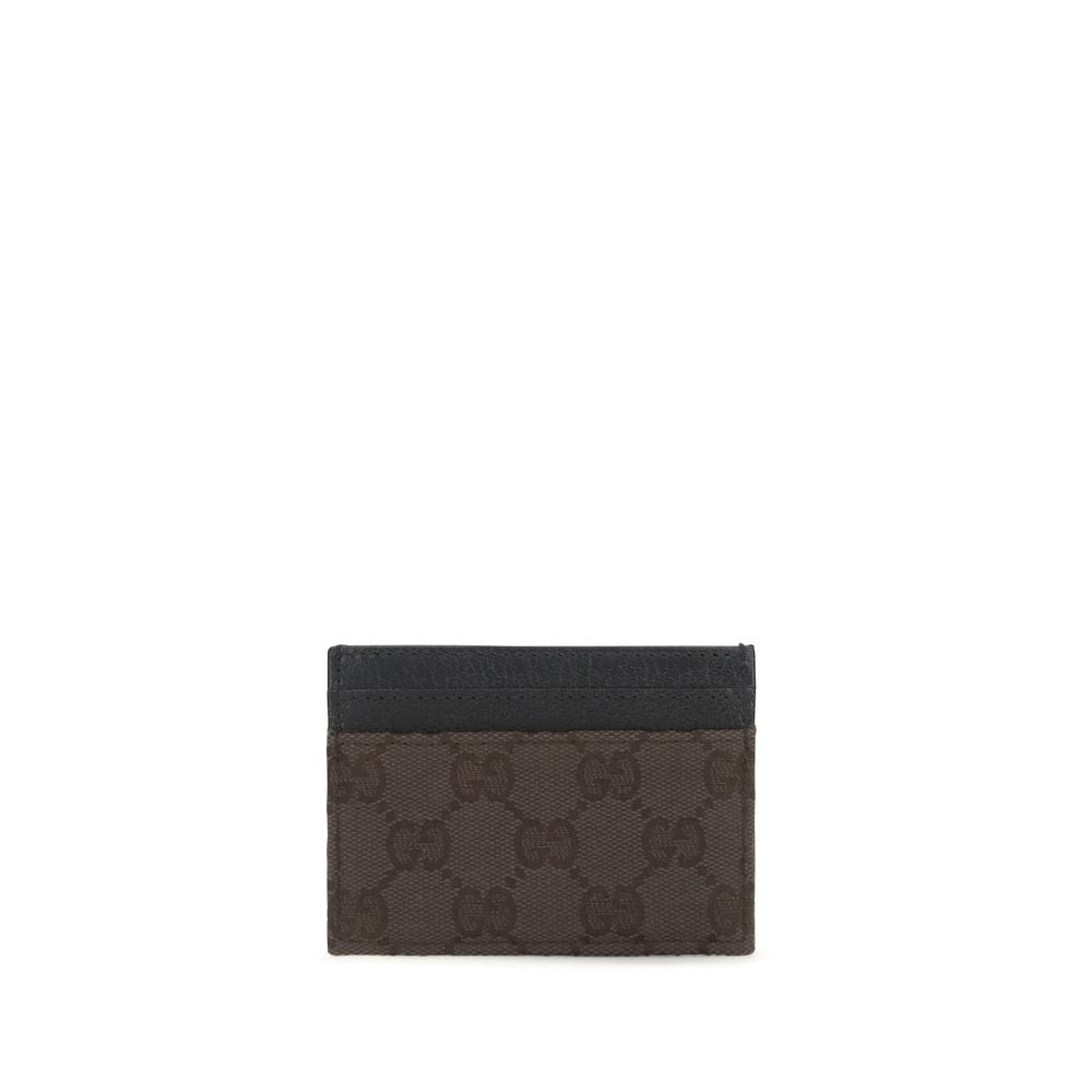 Gucci Braune Stoffgeldbörse