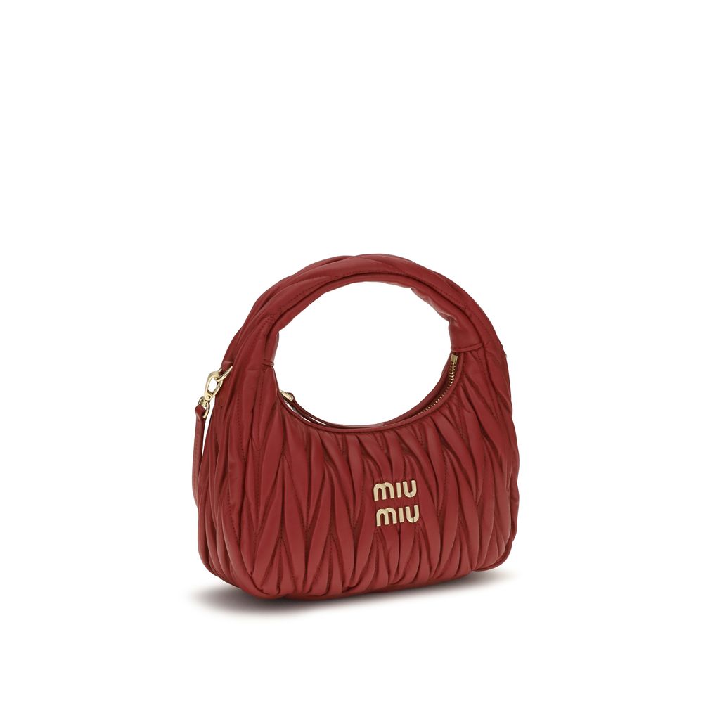 Miu Miu Multicolor Calf Leather Bos Taurus Schultertasche