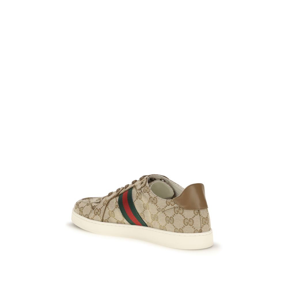 Gucci Beige Stoff-Sneaker