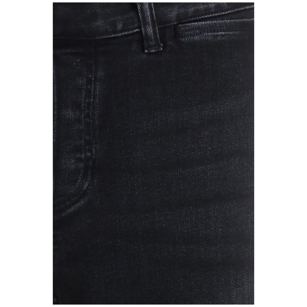 Gucci Schwarze Baumwoll-Schlagjeans