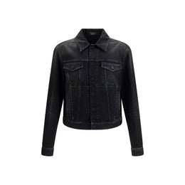 Gucci Blaue Jeansjacke aus Baumwolle