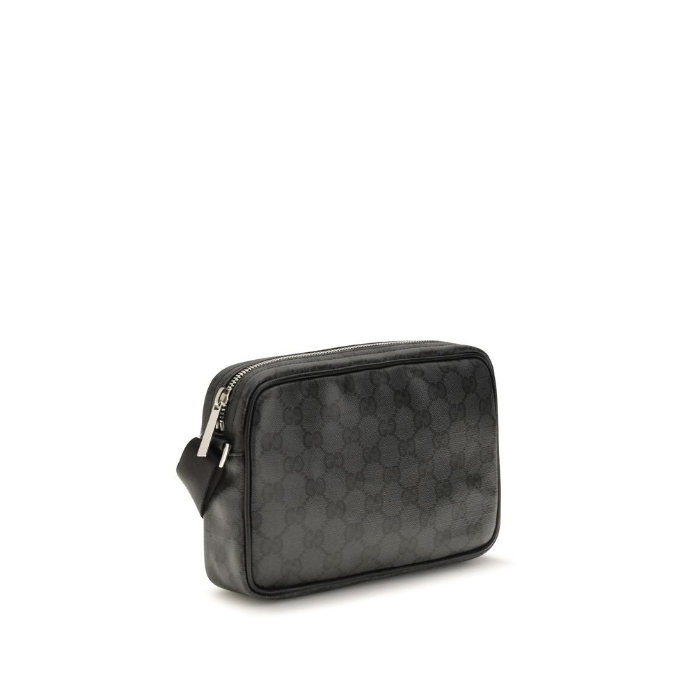 Gucci Schwarze Stoffhandtasche