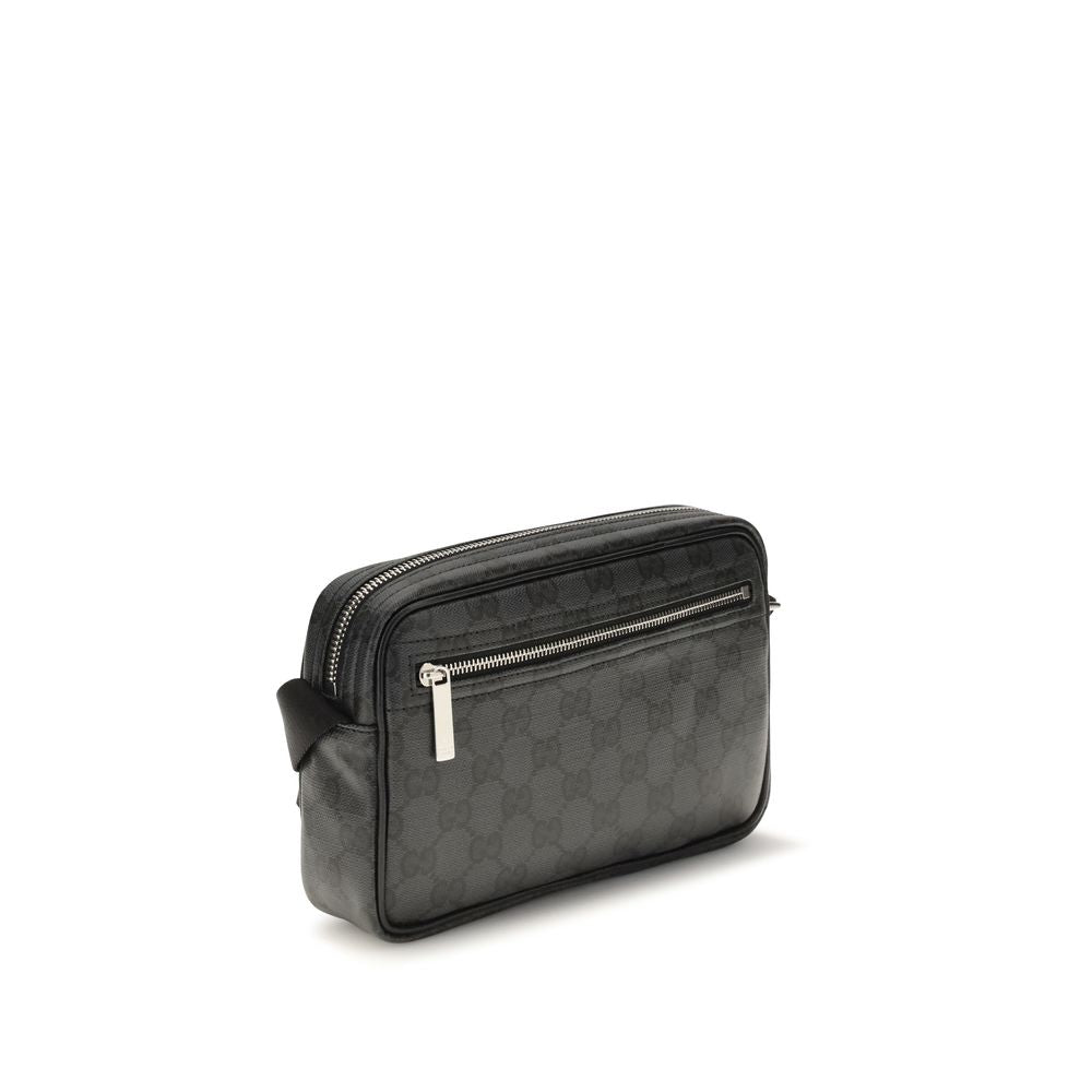 Gucci Schwarze Stoffhandtasche