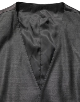 Dolce & Gabbana Grauer MARTINI Slim Fit Anzug im 3-Teiler-Look