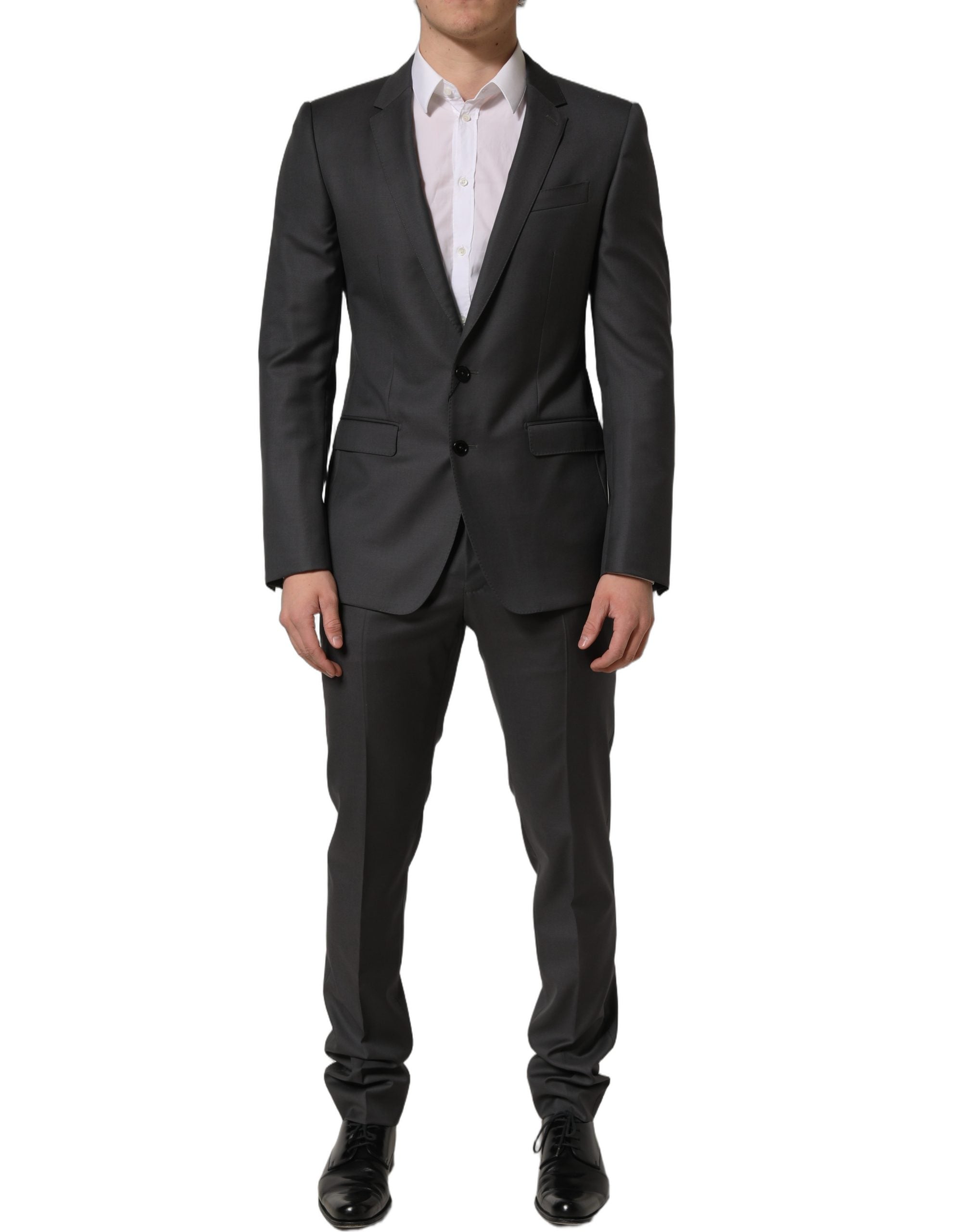 Dolce & Gabbana Grauer MARTINI Slim Fit Anzug für Herren