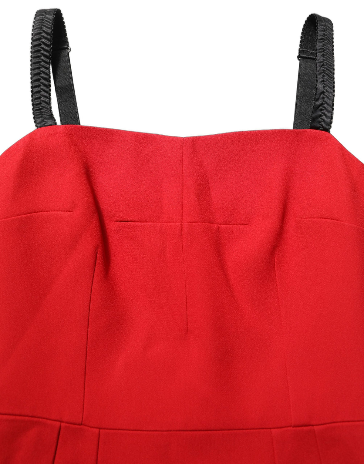 Dolce & Gabbana Rotes Stretch Bodycon Etuikleid knielang