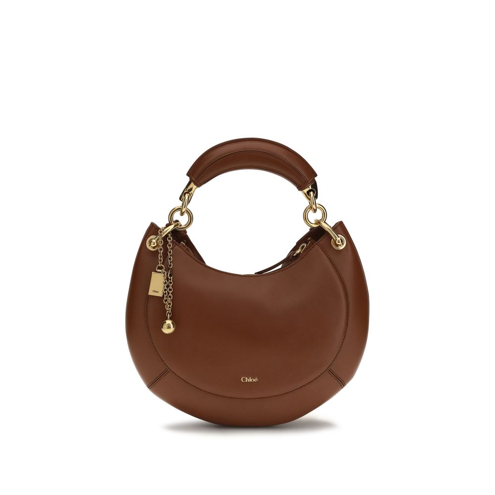 Chloé Braune Kalbsleder Bos Taurus Schultertasche