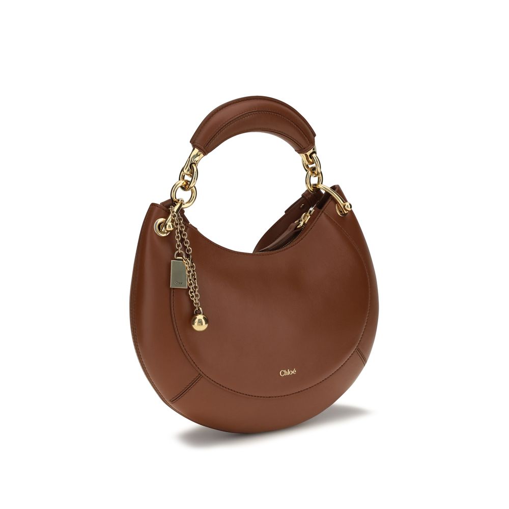 Chloé Braune Kalbsleder Bos Taurus Schultertasche