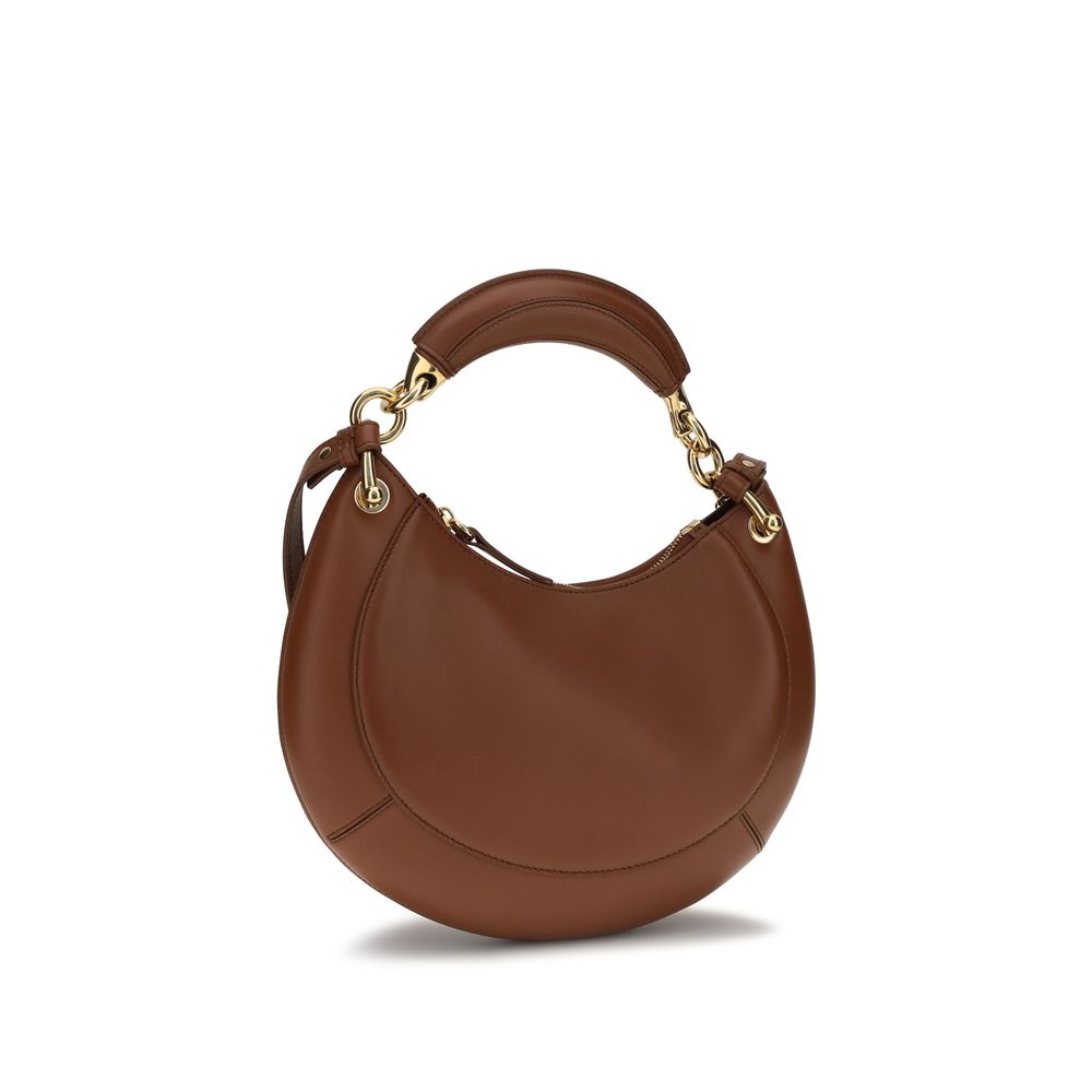 Chloé Braune Kalbsleder Bos Taurus Schultertasche