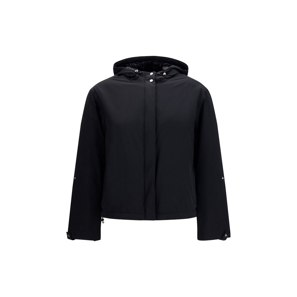 Herno Schwarze Polyamid-Shell-Jacke
