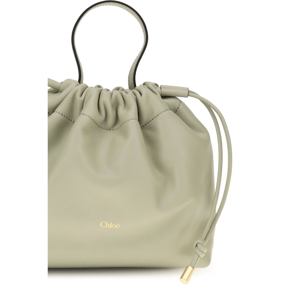 Chloé Graue Lammleder Schultertasche Ovis Aries Aries
