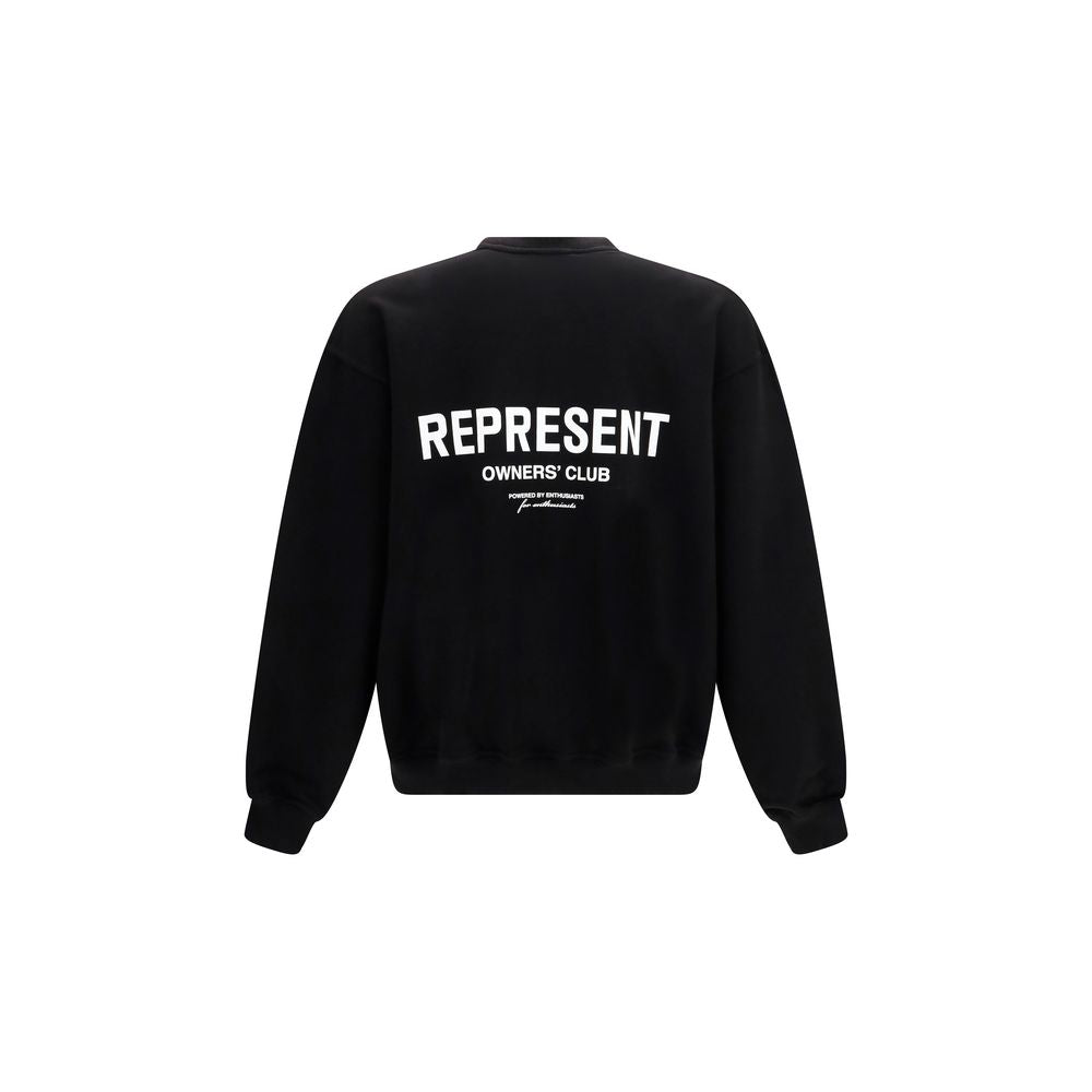 Represent Schwarzer Baumwoll-Sweatshirt