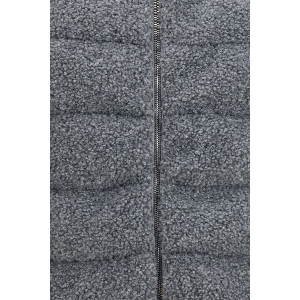 Herno Graue ärmellose Polyester-Weste