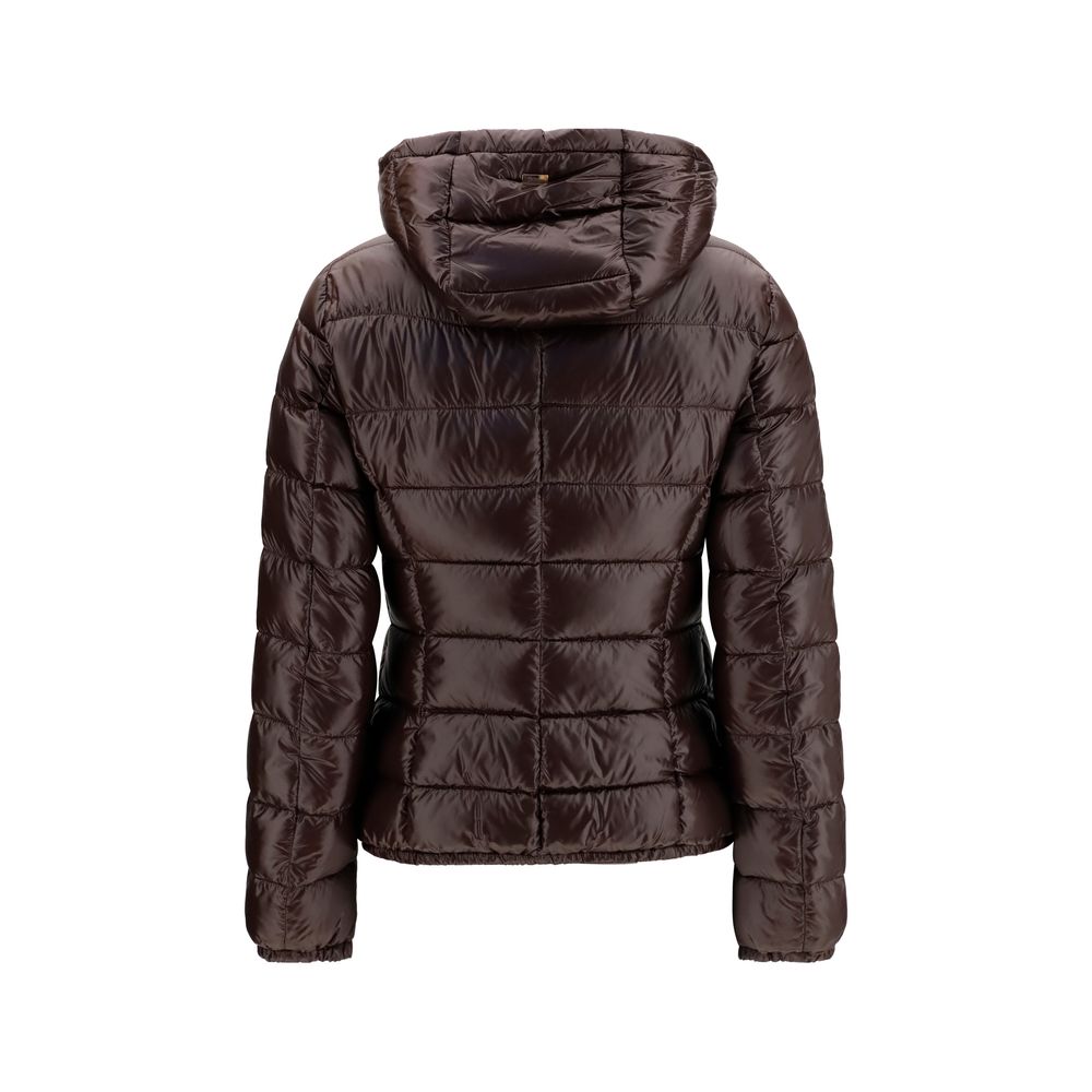 Herno Braune Polyamid-Jacke in voller Länge