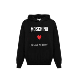 Moschino Couture Schwarzer Baumwoll-Sweatshirt
