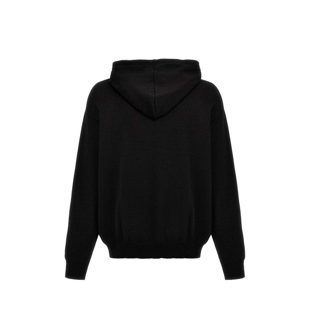 Moschino Couture Schwarzer Baumwoll-Sweatshirt