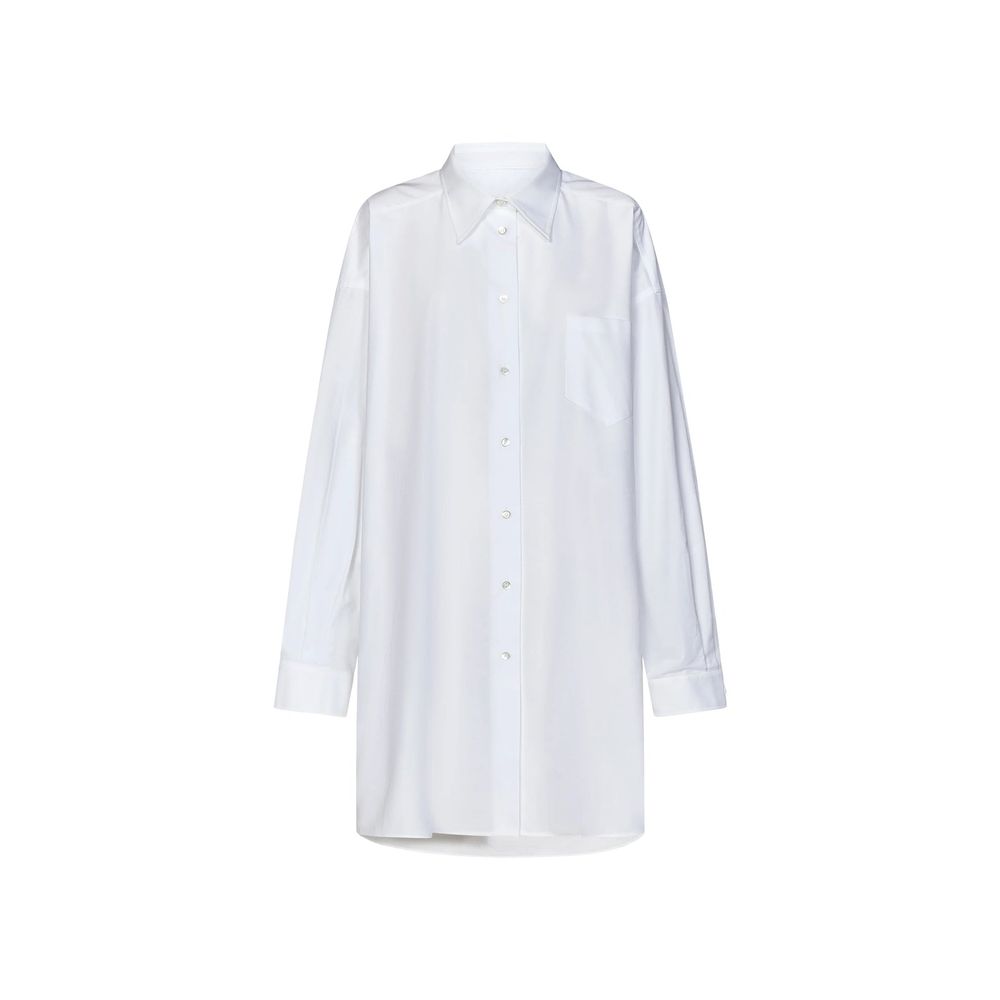 Maison Margiela Weiße Baumwollbluse