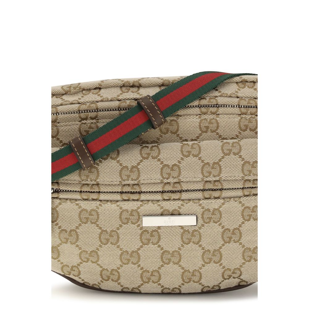 Gucci Beige Stoff-Schultertasche