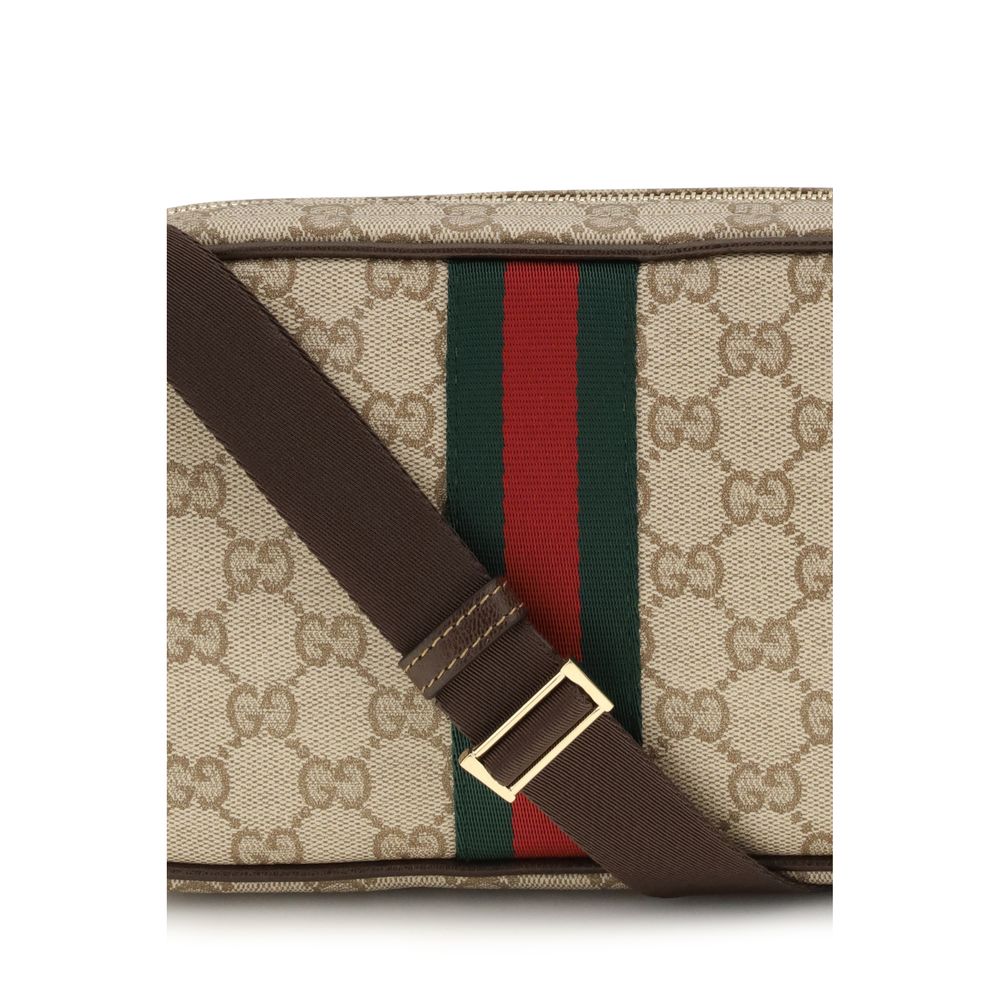 Gucci Beige Stoff-Schultertasche