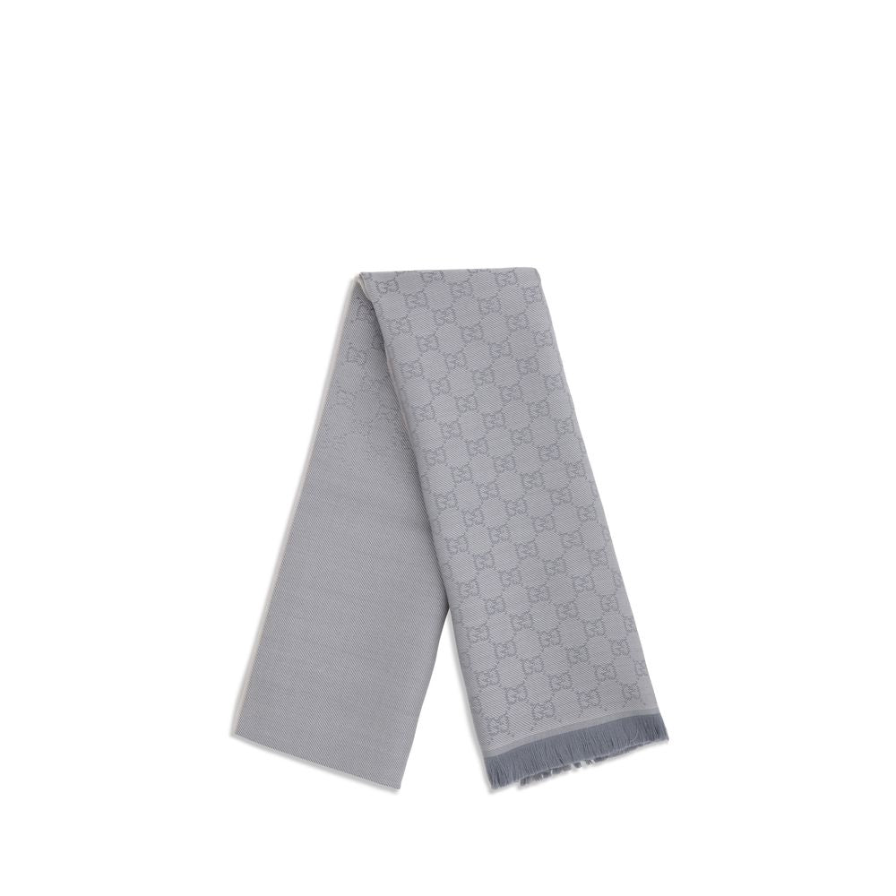 Gucci Grauer Wollschal