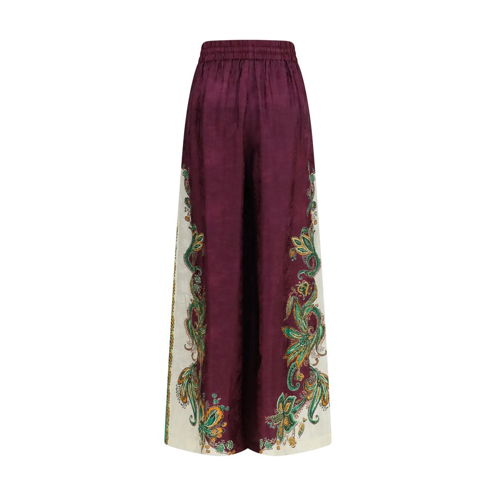 Alemais Lila Viskose-Hose für jeden Tag