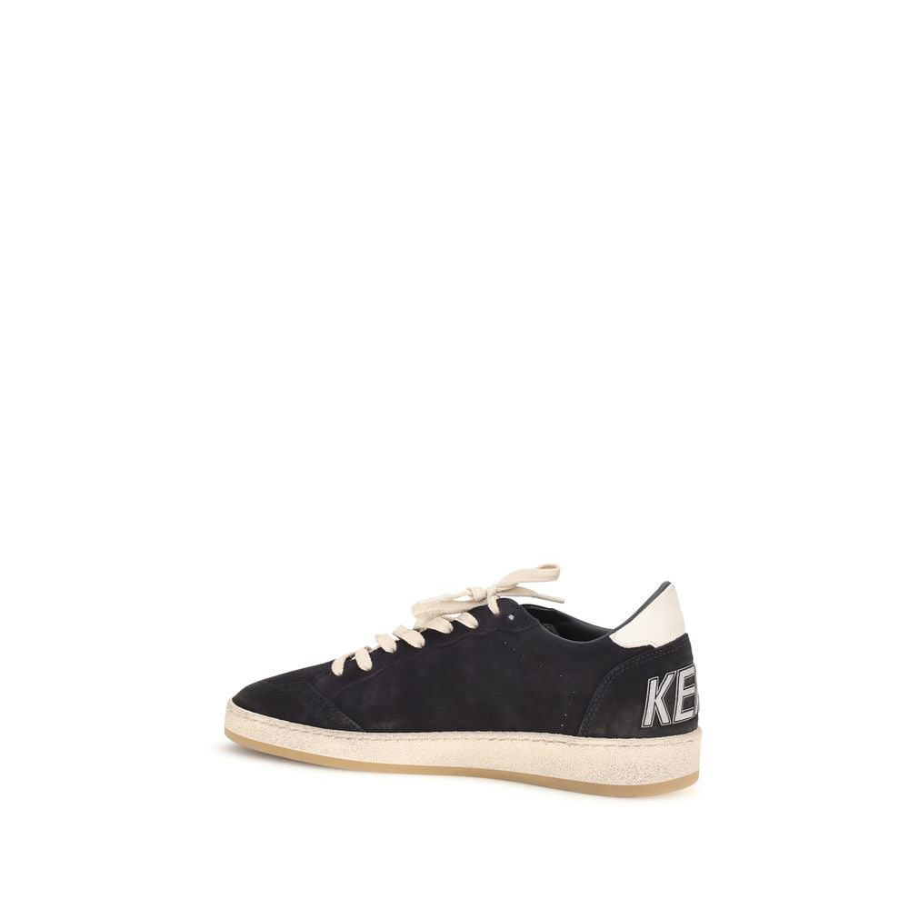 Golden Goose Schwarze Bos Taurus Kalbsleder Sneaker
