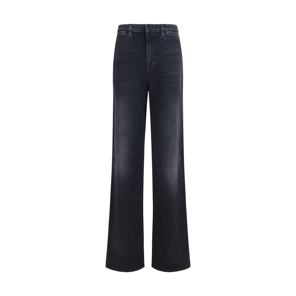 Gucci Schwarze Baumwoll-Jeans mit geradem Bein