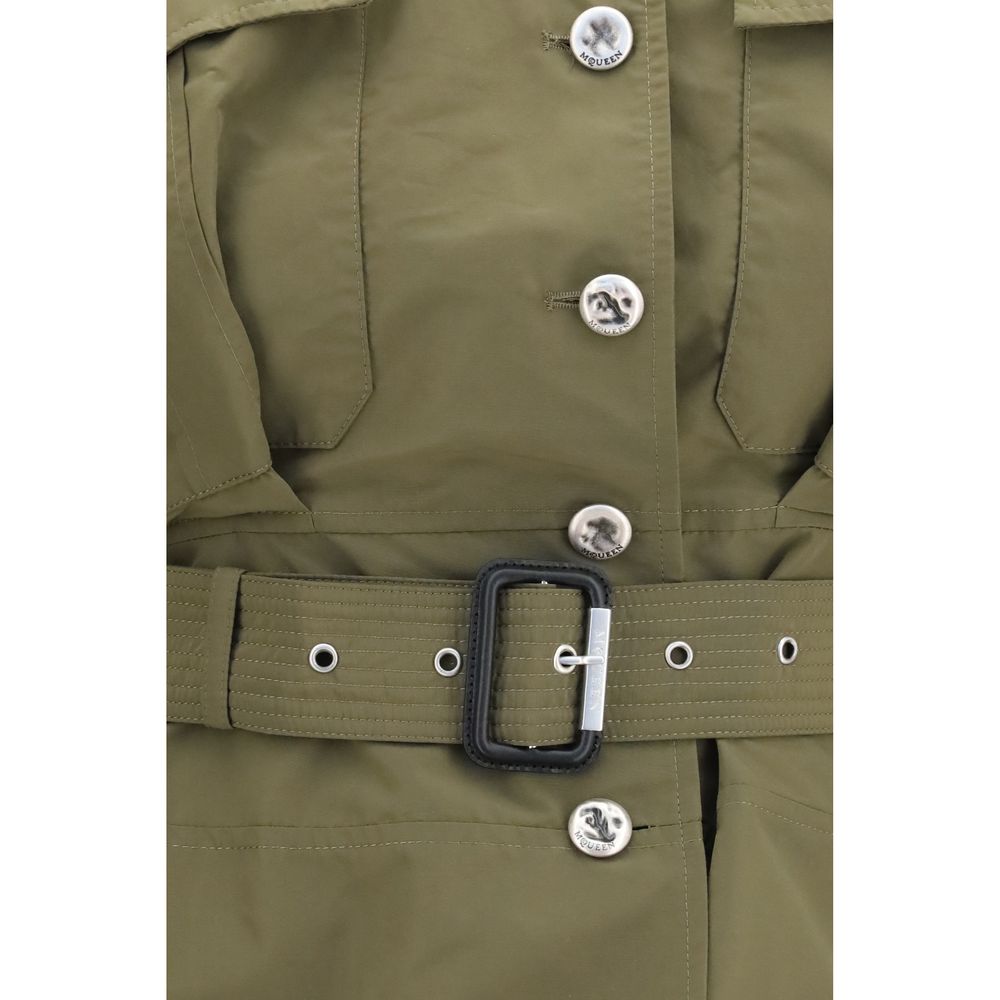 Alexander McQueen Baumwolljacke in Zweifarbenoptik