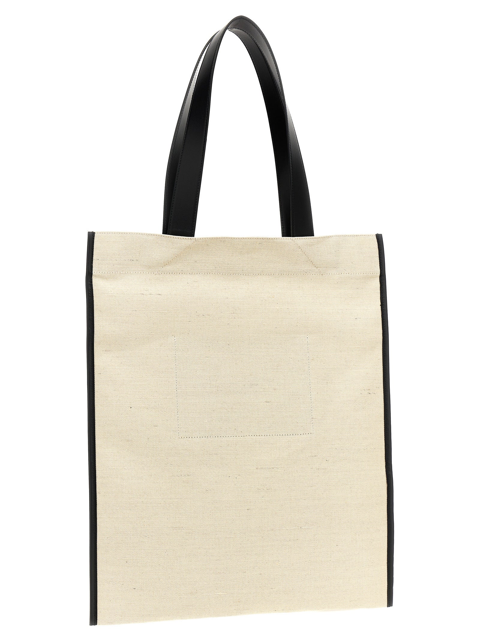 Jil Sander Zweifarbige Baumwolltasche