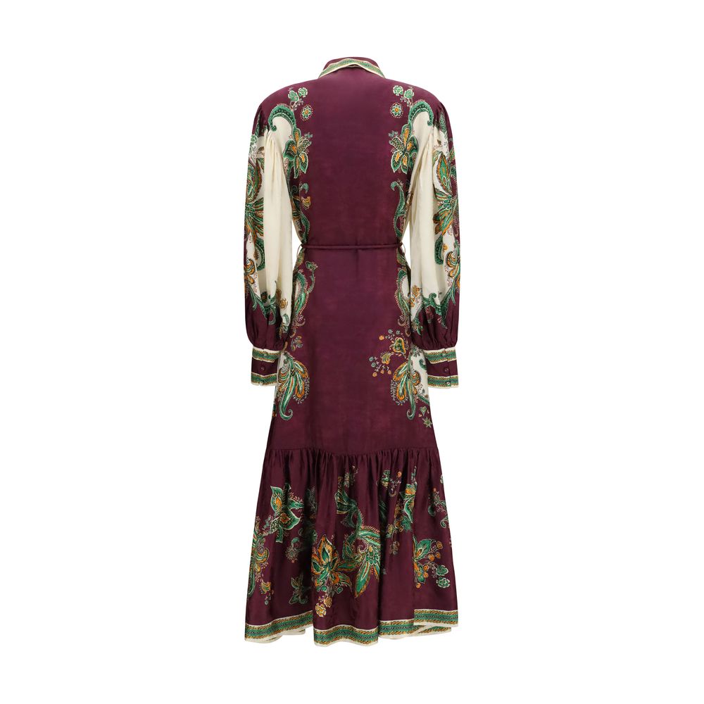 Alemais Mehrfarbiges Freizeitkleid aus Viskose