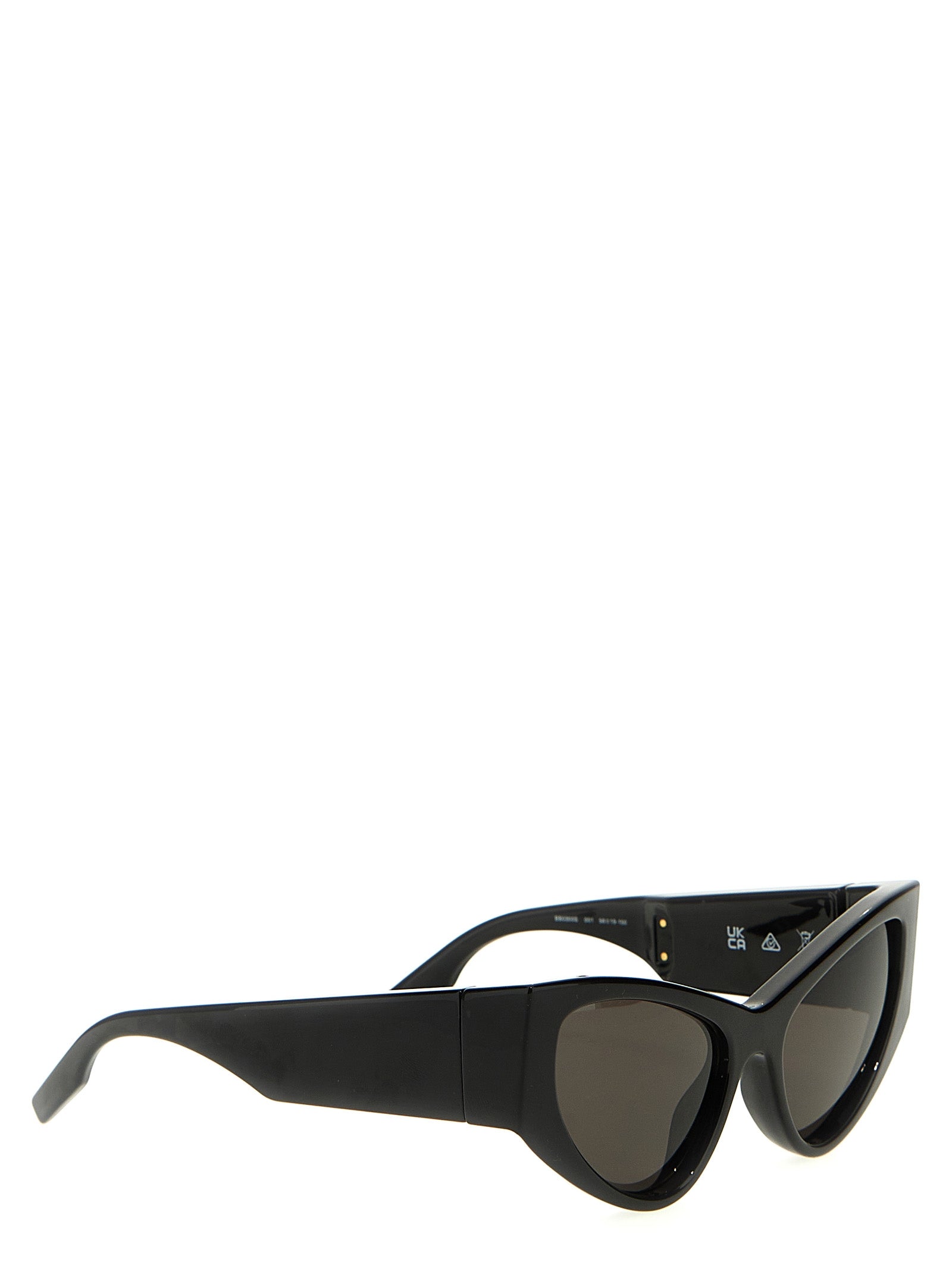 Balenciaga Schwarze Sonnenbrille aus Polyamid