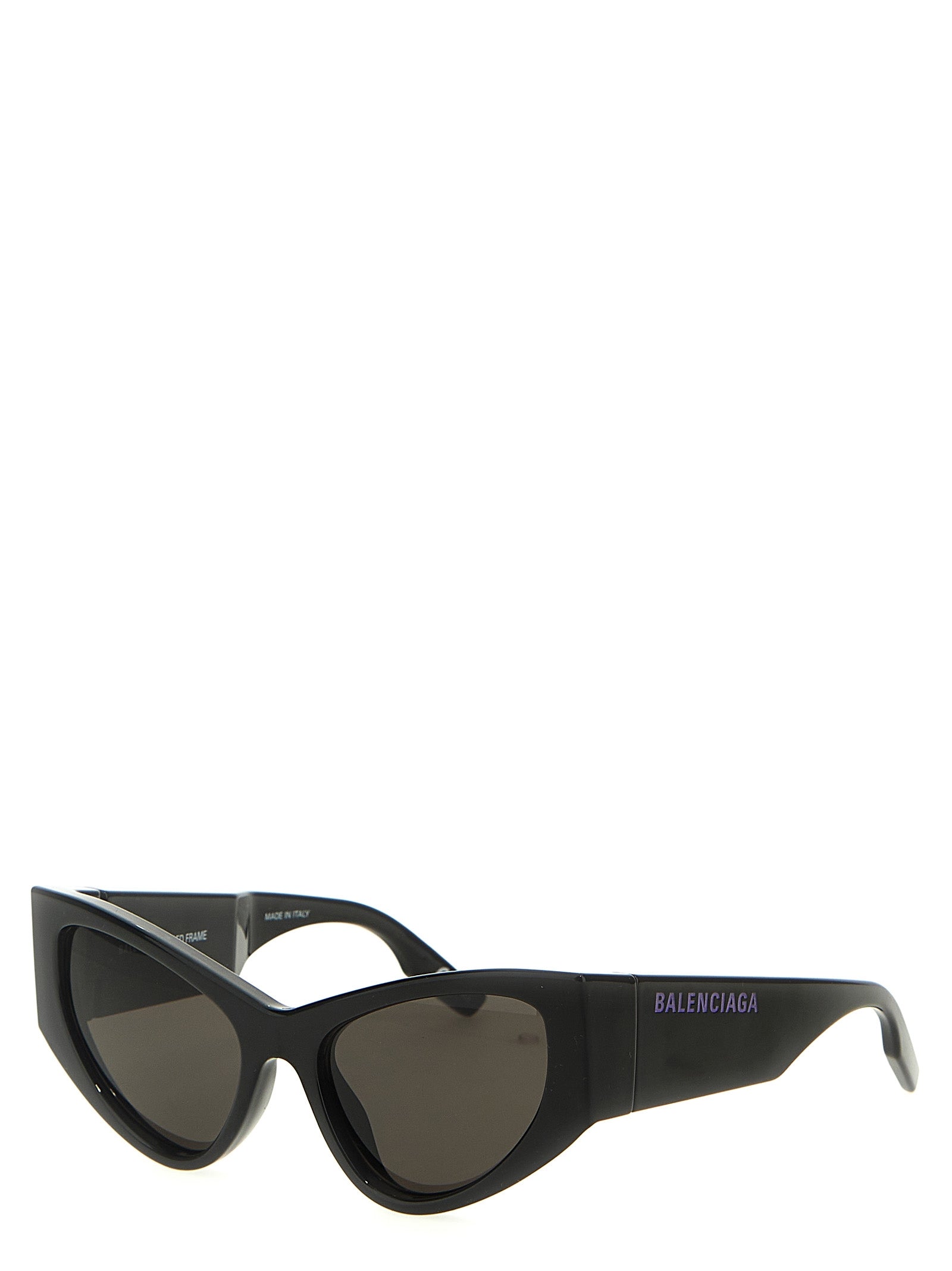 Balenciaga Schwarze Sonnenbrille aus Polyamid