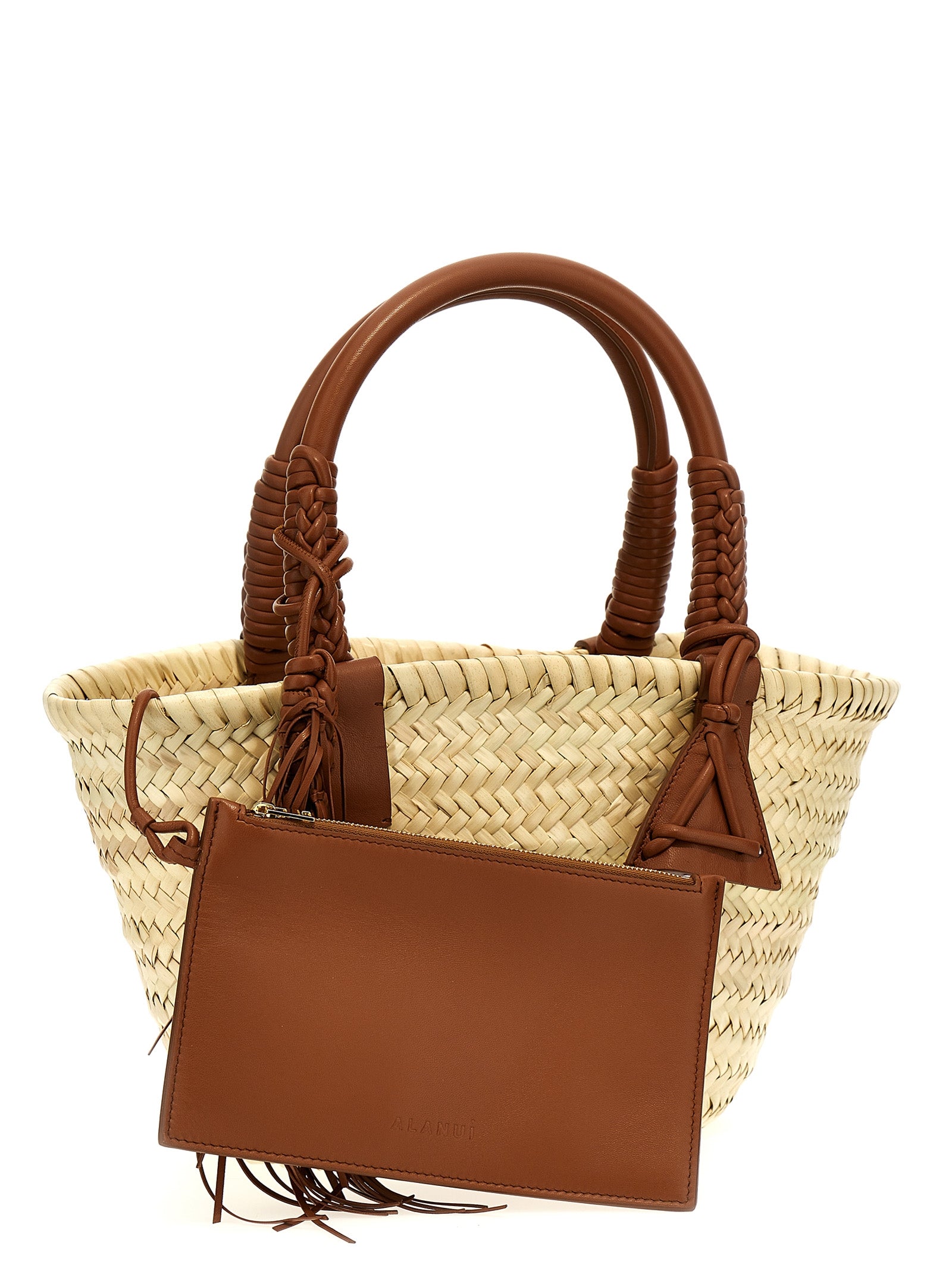 Alanui Braune Marabou-Handtasche
