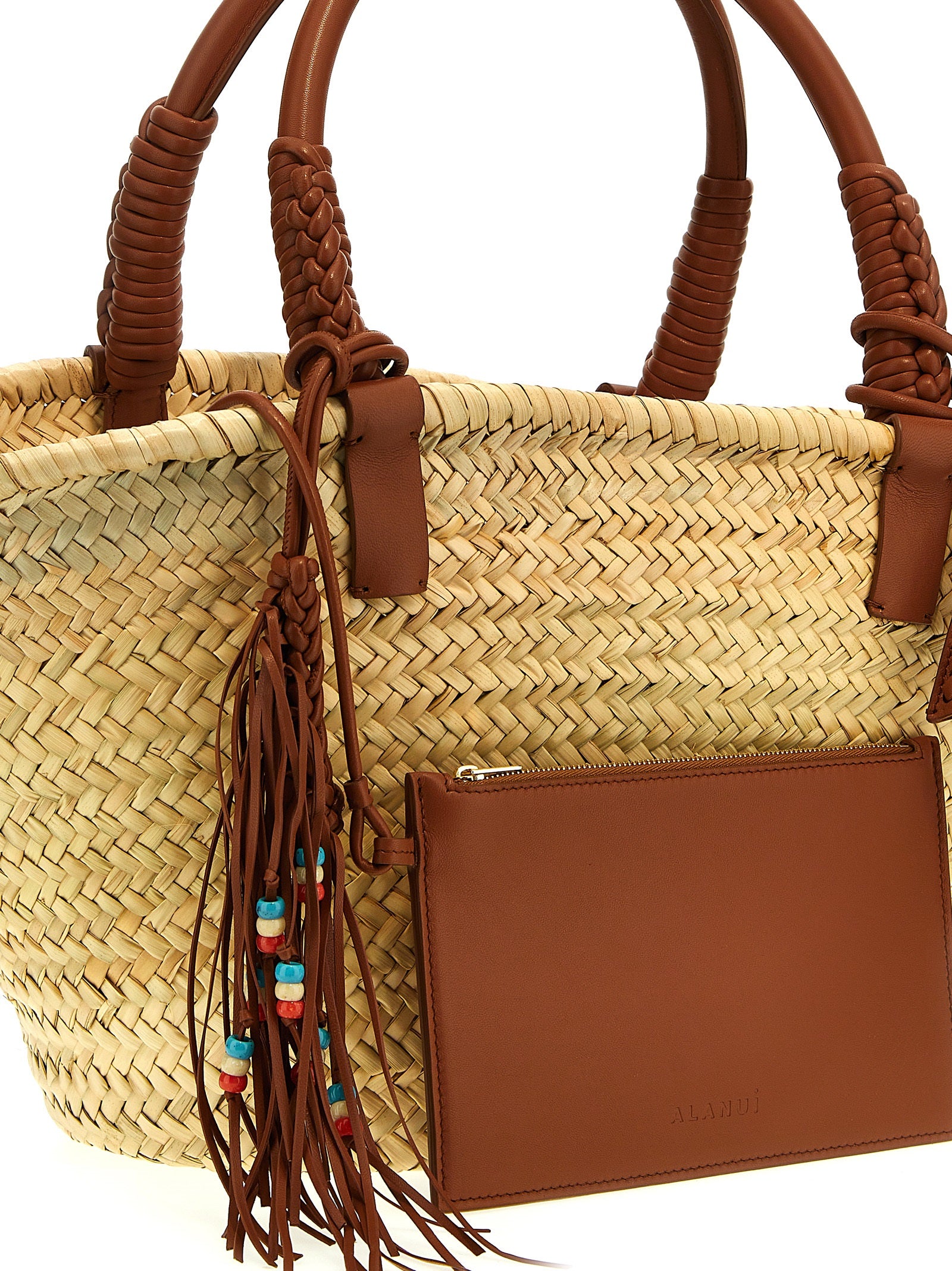 Alanui Braune Marabou-Handtasche