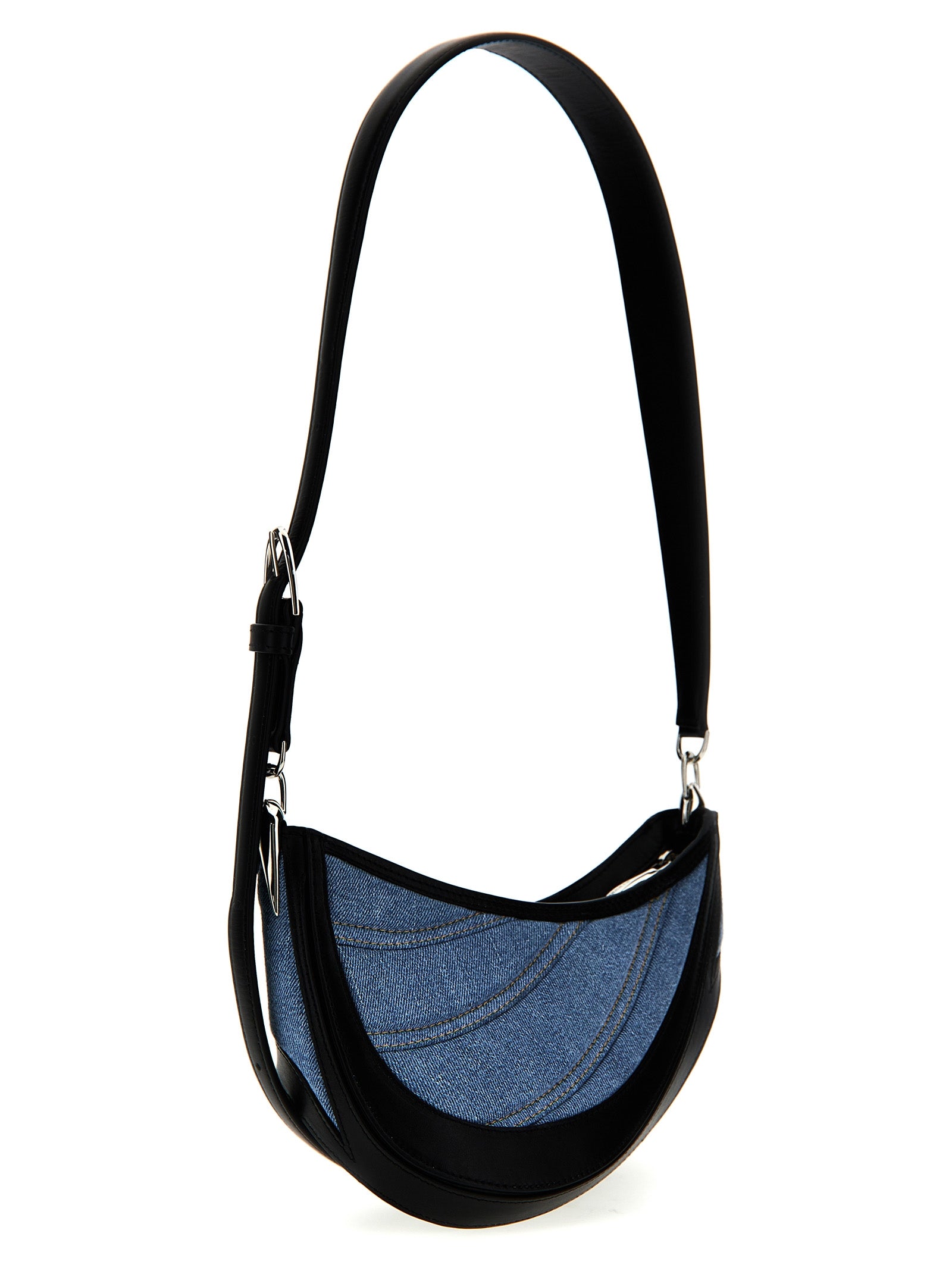 Mugler Schultertasche aus mehrfarbigem Kalbsleder