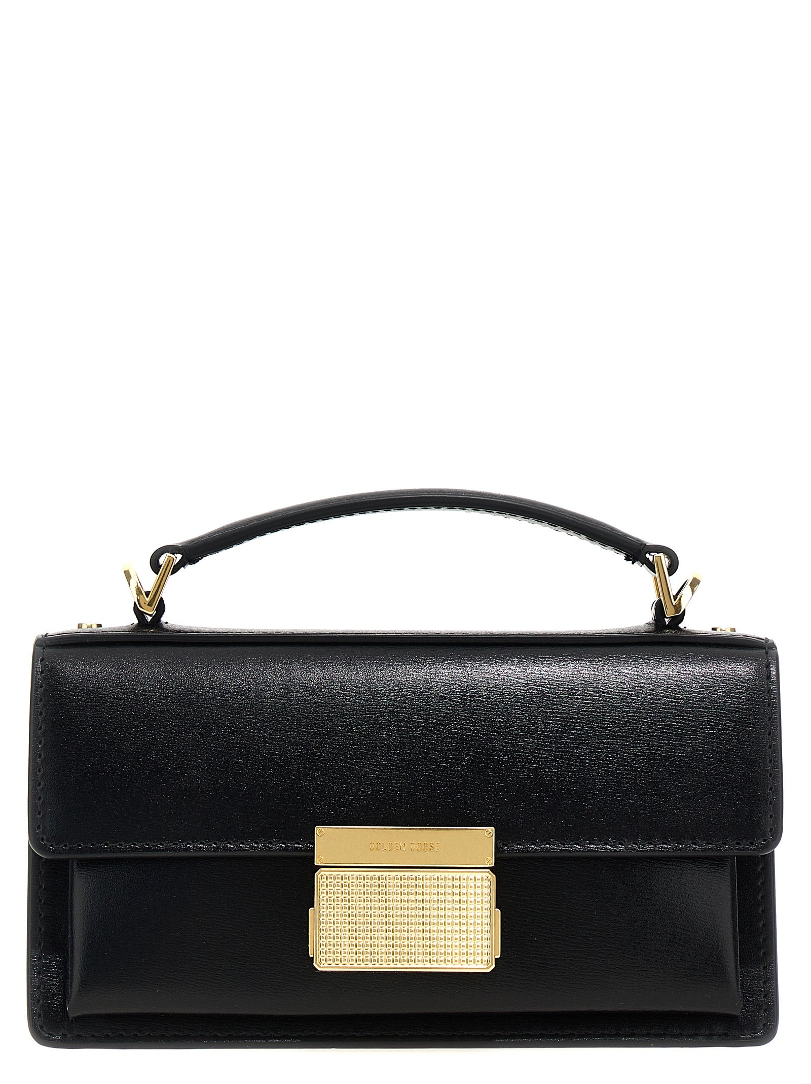Golden Goose Schwarze Kalbsleder-Handtasche
