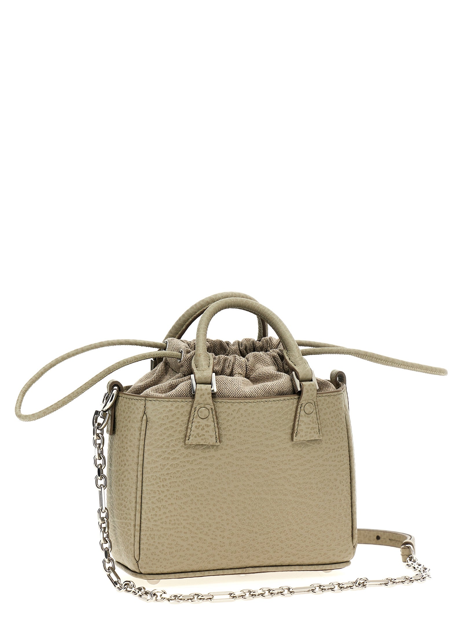 Maison Margiela Graue Kalbsleder-Handtasche
