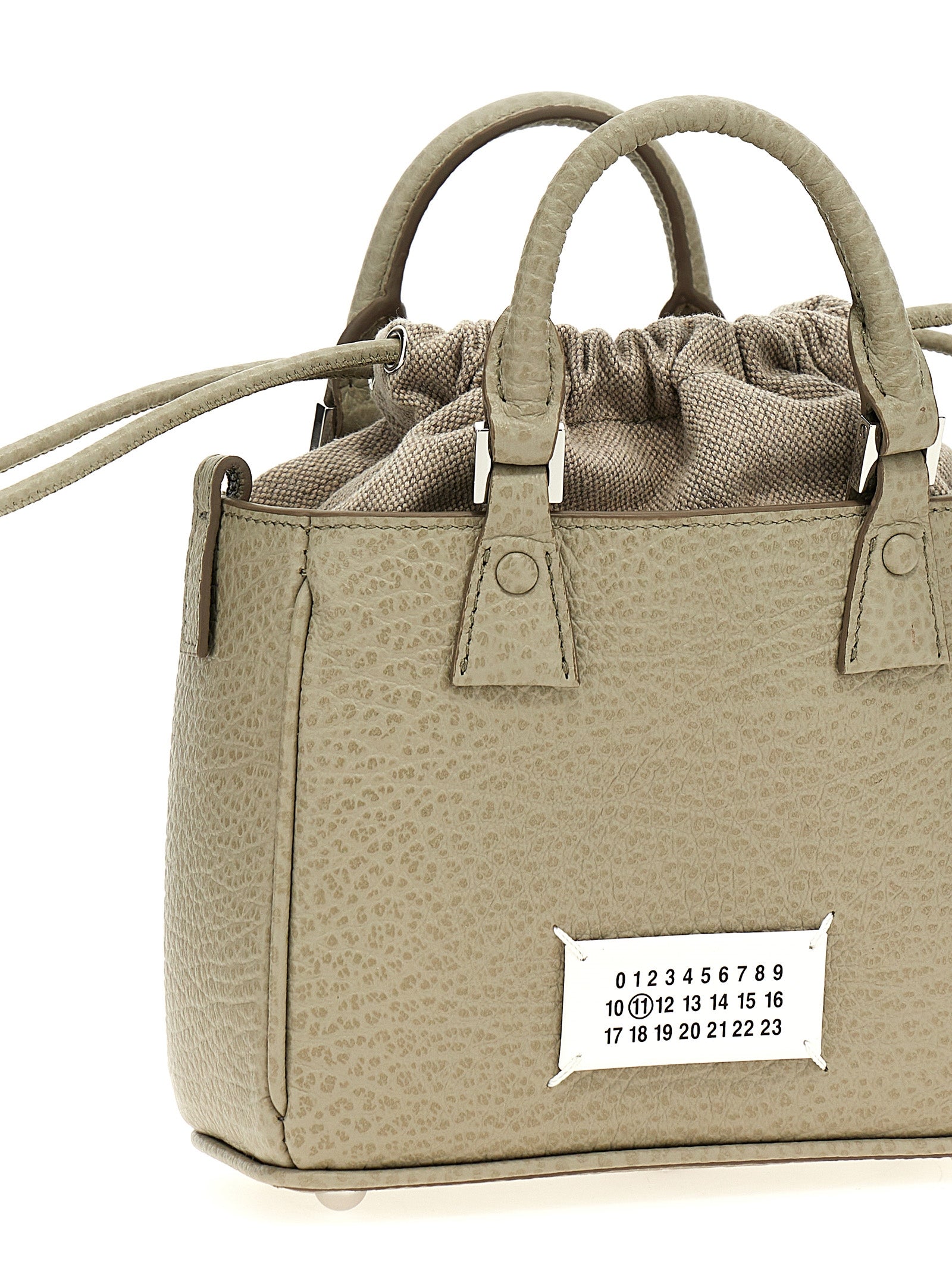 Maison Margiela Graue Kalbsleder-Handtasche