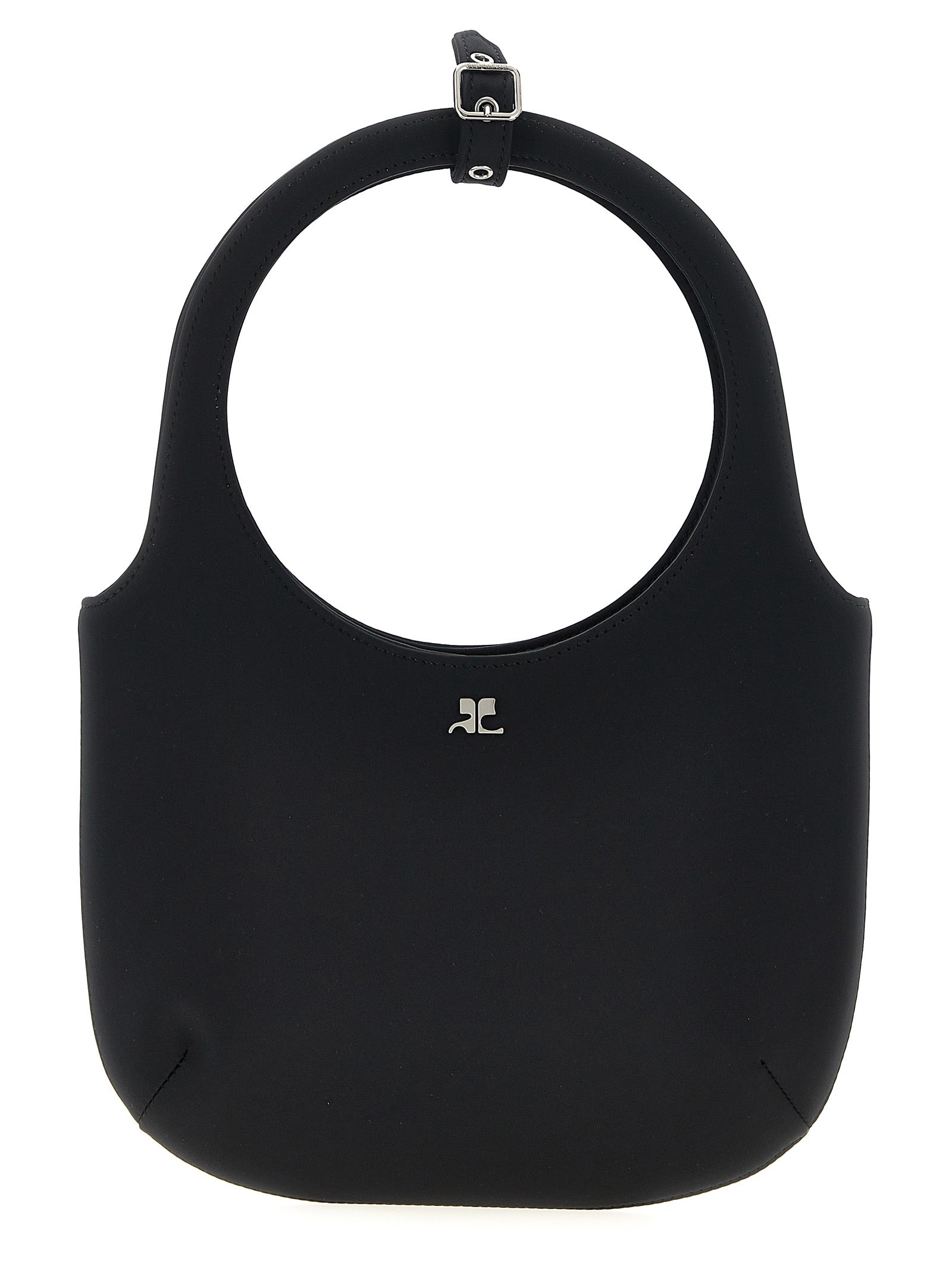 Courrèges Schwarze Handtasche aus Polyester