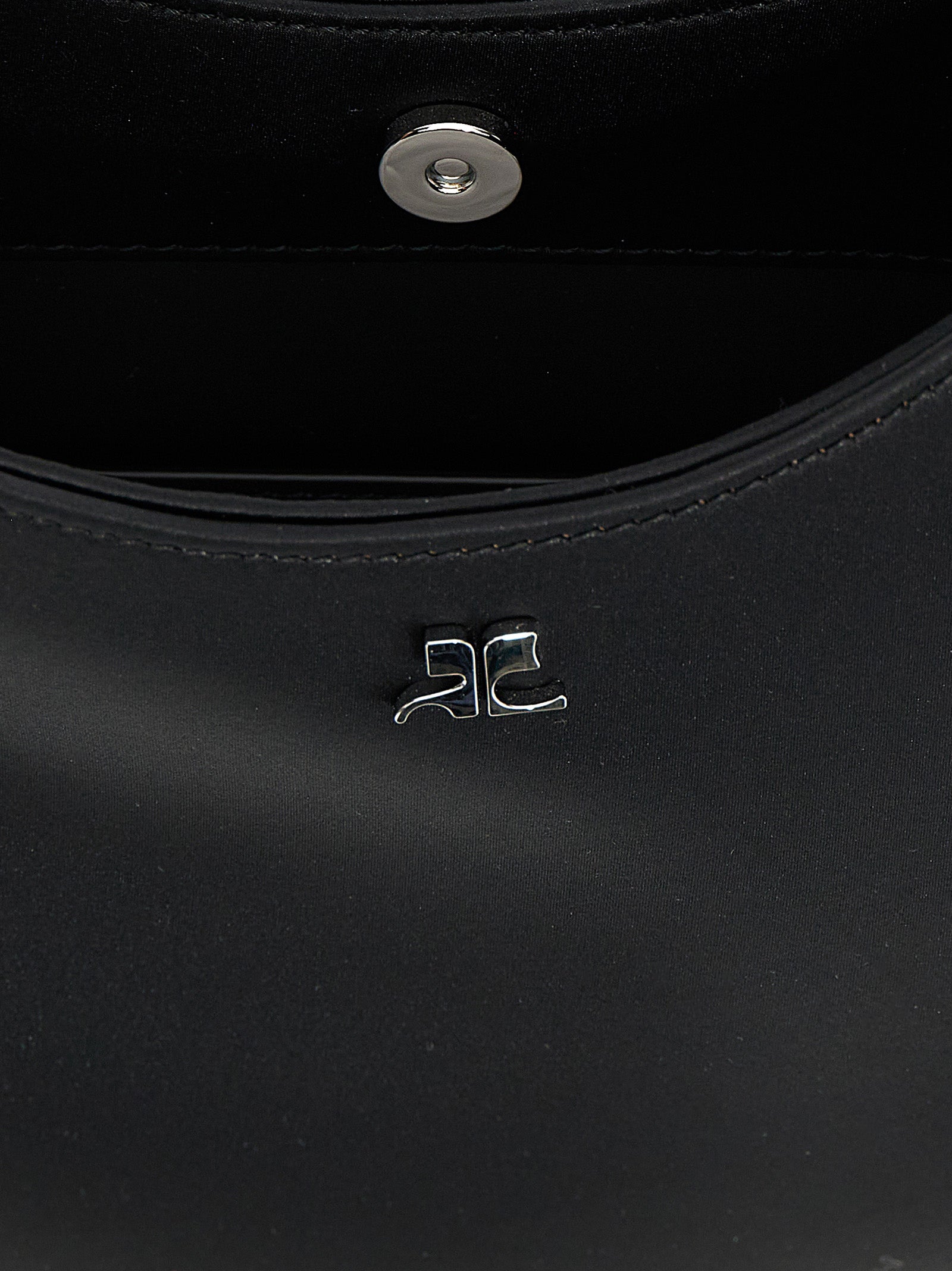 Courrèges Schwarze Handtasche aus Polyester