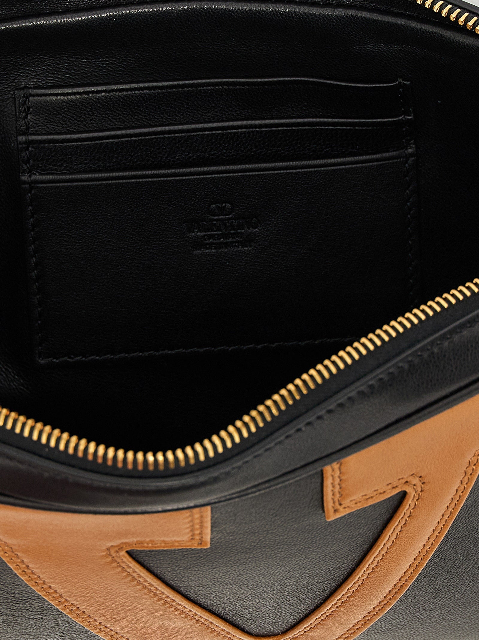 Valentino Garavani Clutch aus mehrfarbigem Lammleder