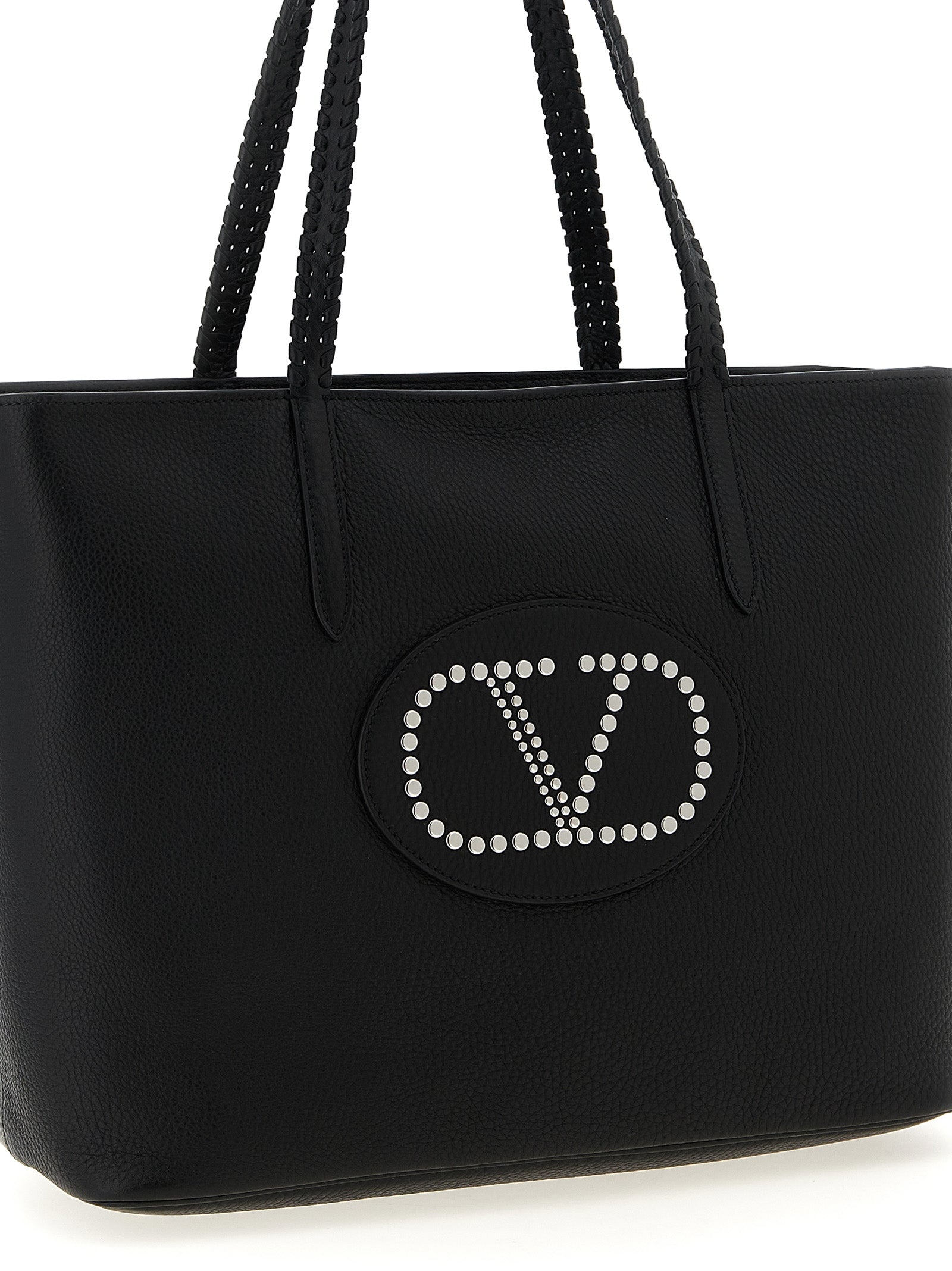 Valentino Garavani Schwarze Kalbsleder-Tasche