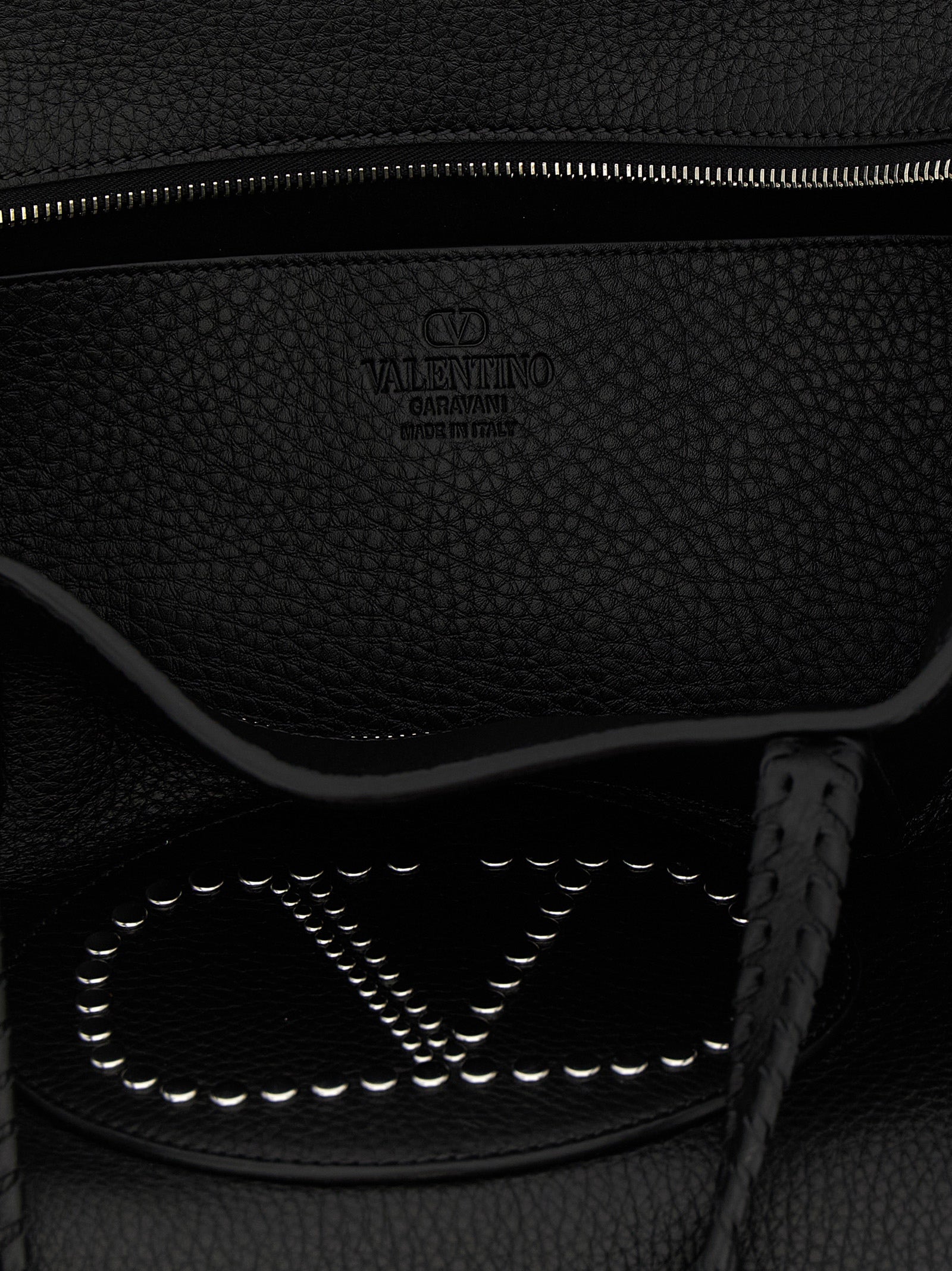 Valentino Garavani Schwarze Kalbsleder-Tasche