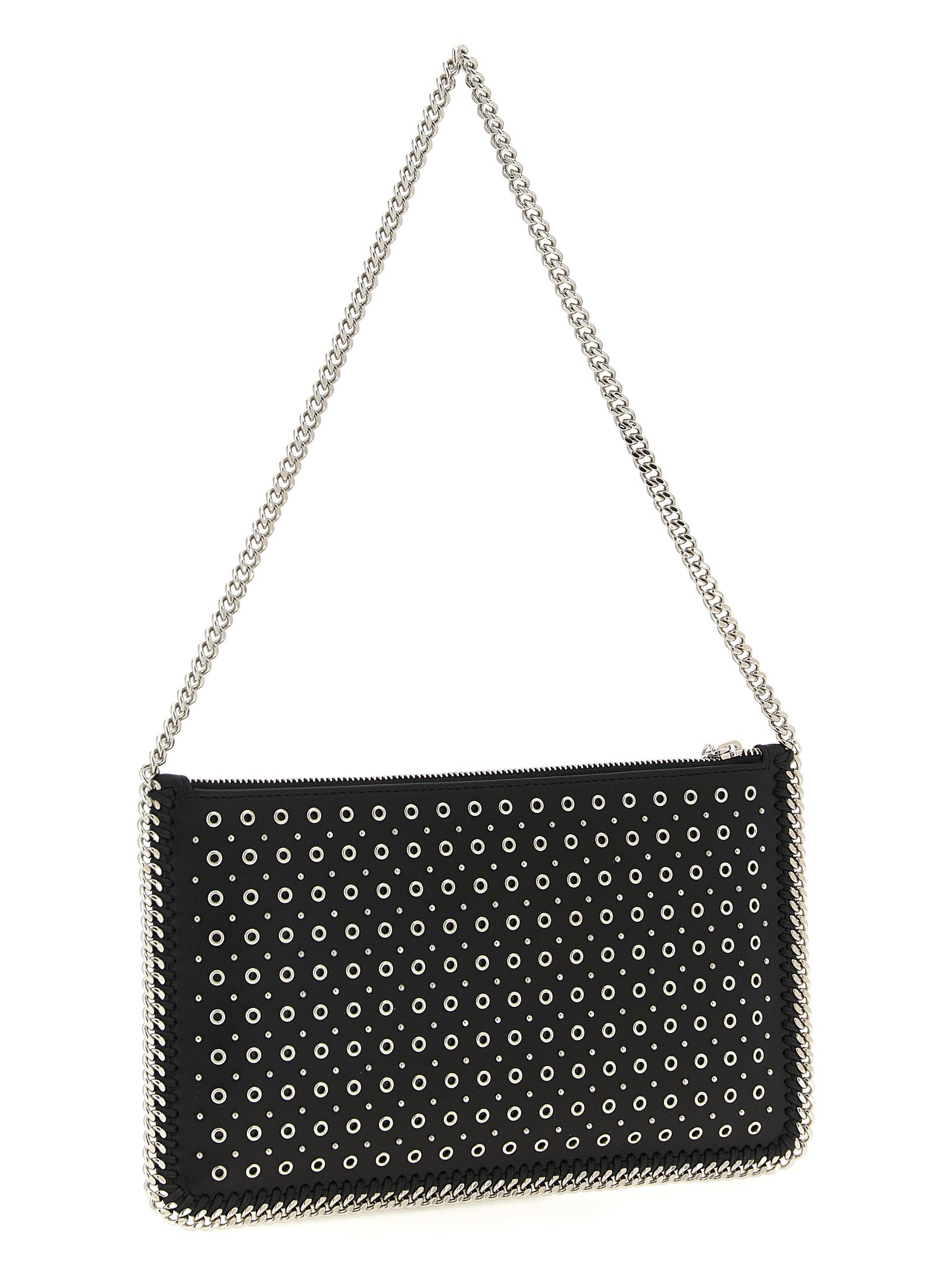 Stella McCartney Schwarze Schultertasche aus Polyester