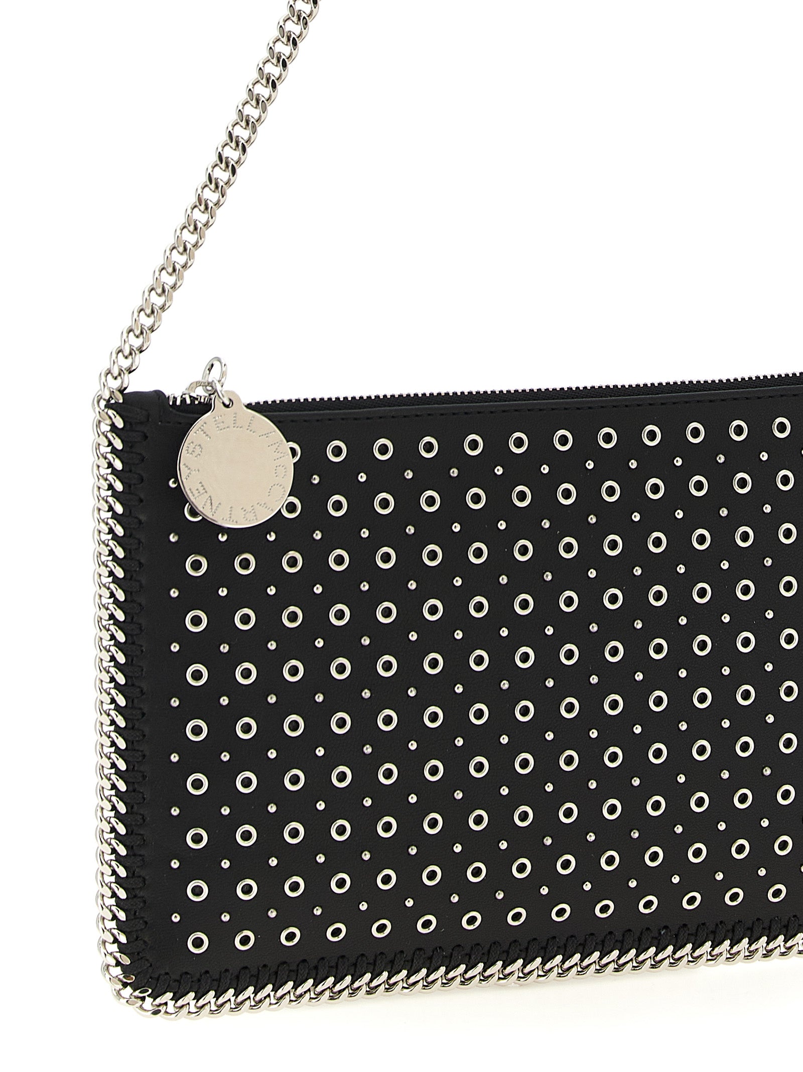 Stella McCartney Schwarze Schultertasche aus Polyester