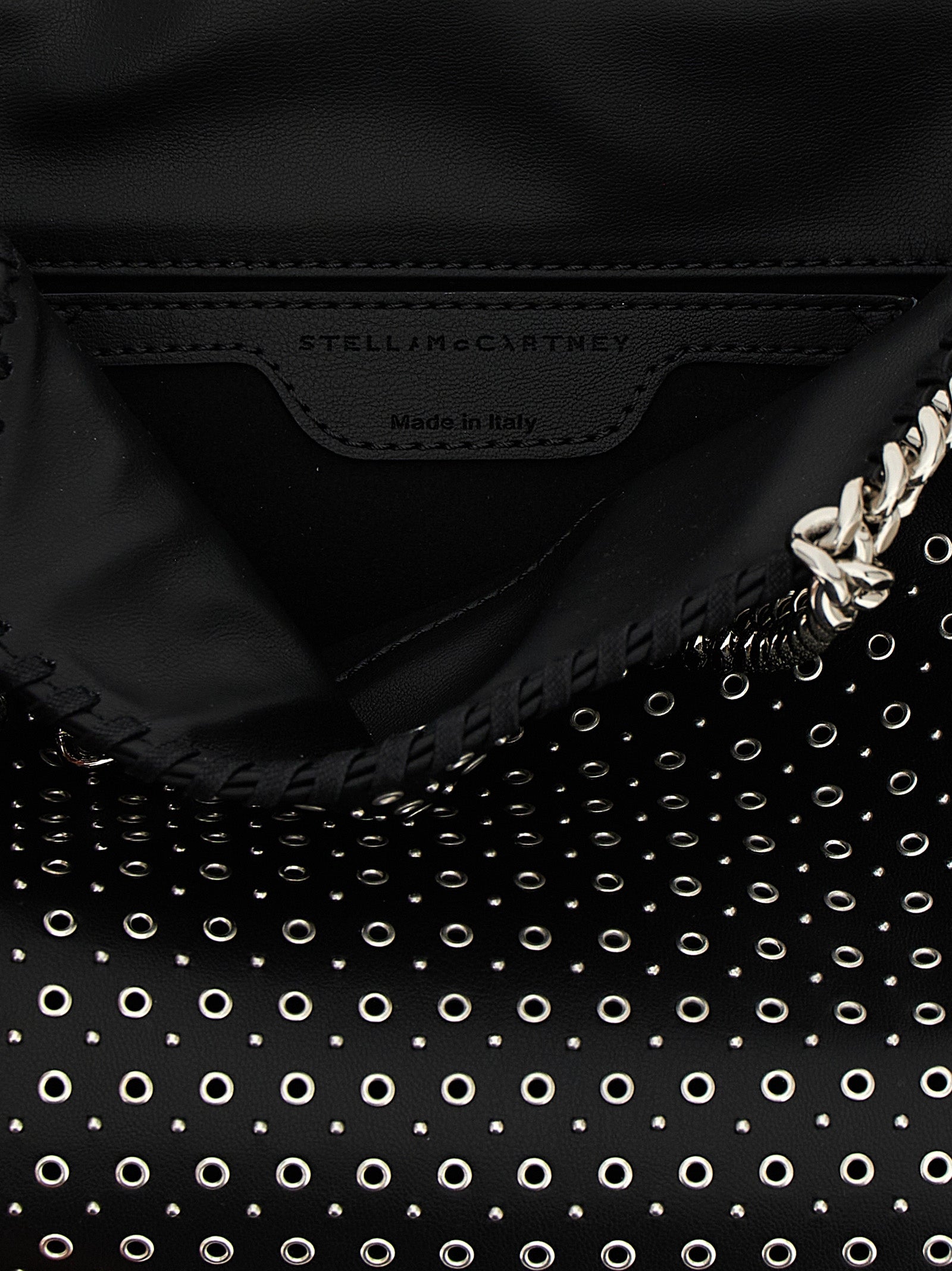 Stella McCartney Schwarze Handtasche aus Polyester