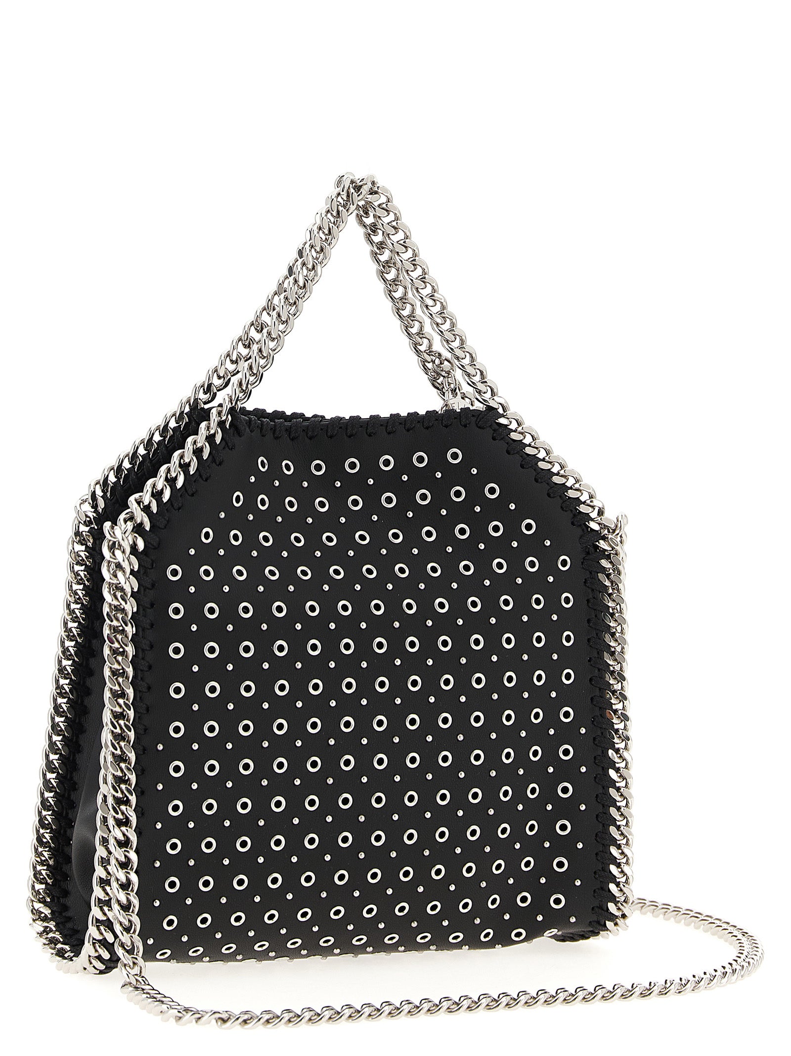 Stella McCartney Schwarze Handtasche aus Polyester