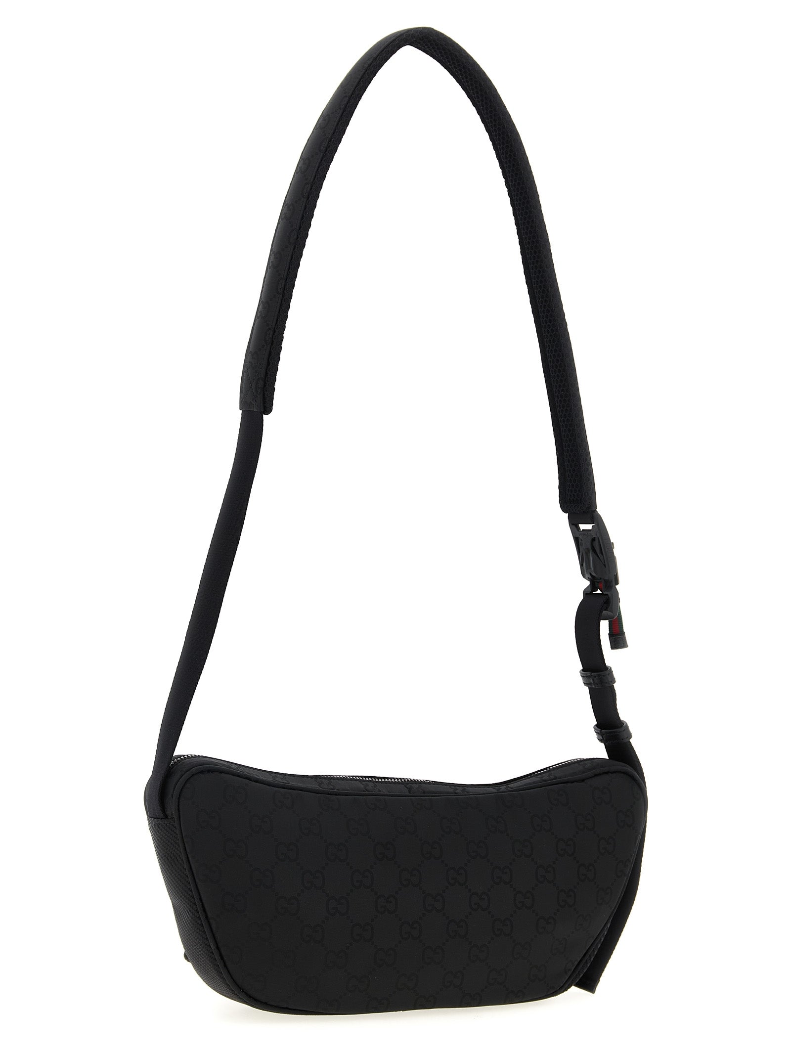 Gucci Schwarze Crossbody-Tasche aus Polyester