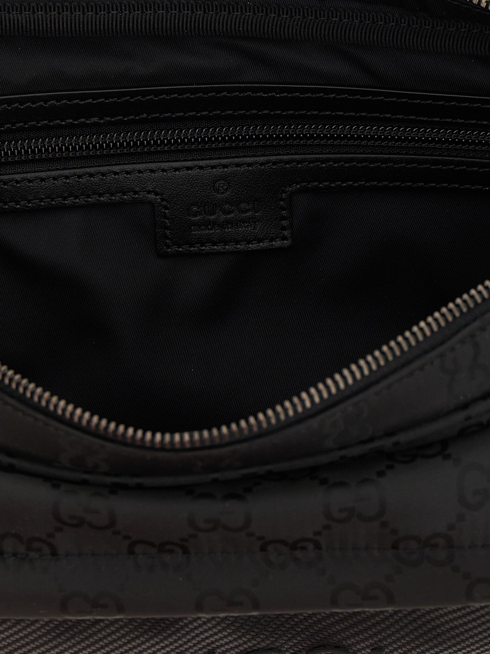 Gucci Schwarze Crossbody-Tasche aus Polyester